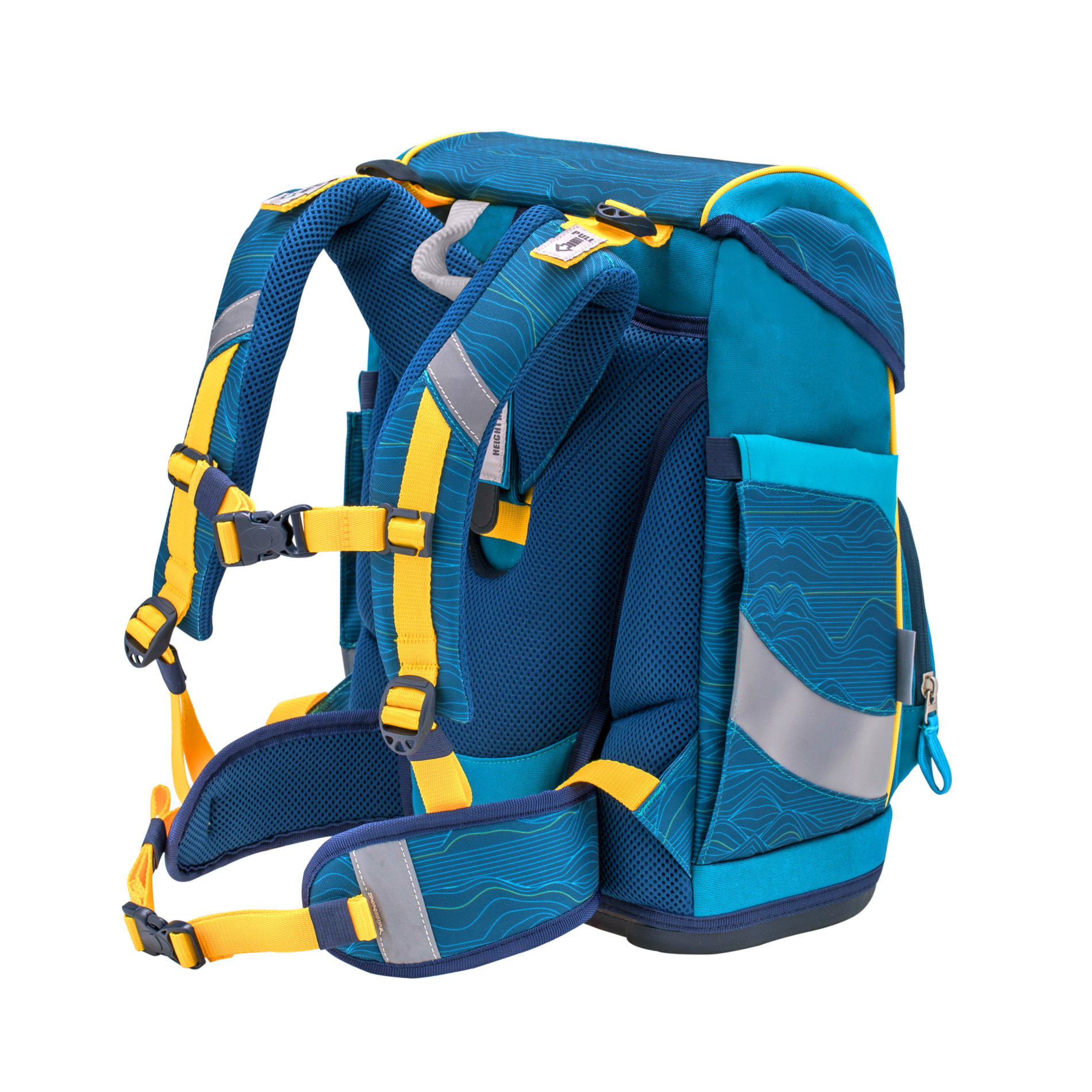 Smarty ergonomisches Schulranzenset 5tlg. - Waves Orange