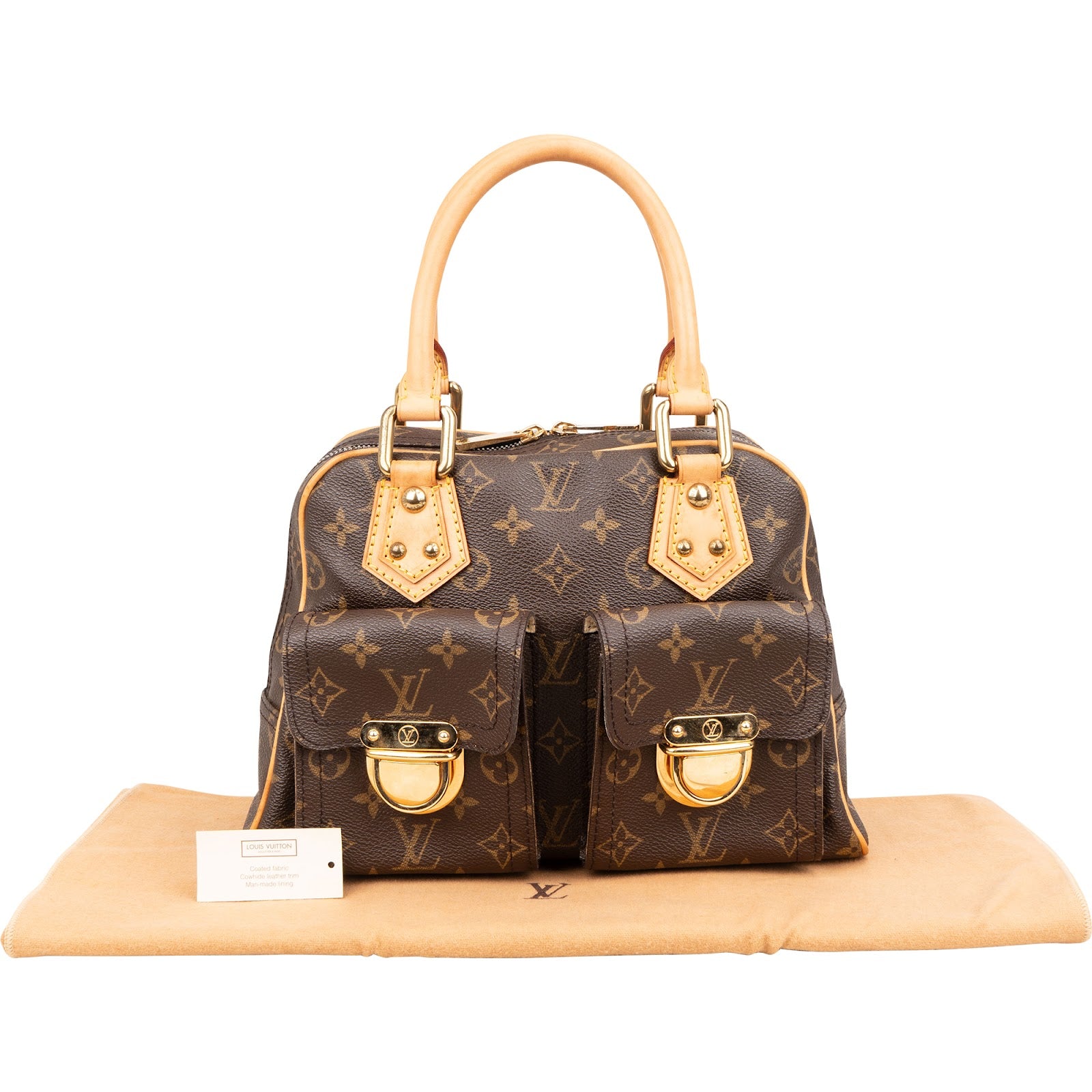 Louis Vuitton Monogram Canvas Manhattan PM Handbag
