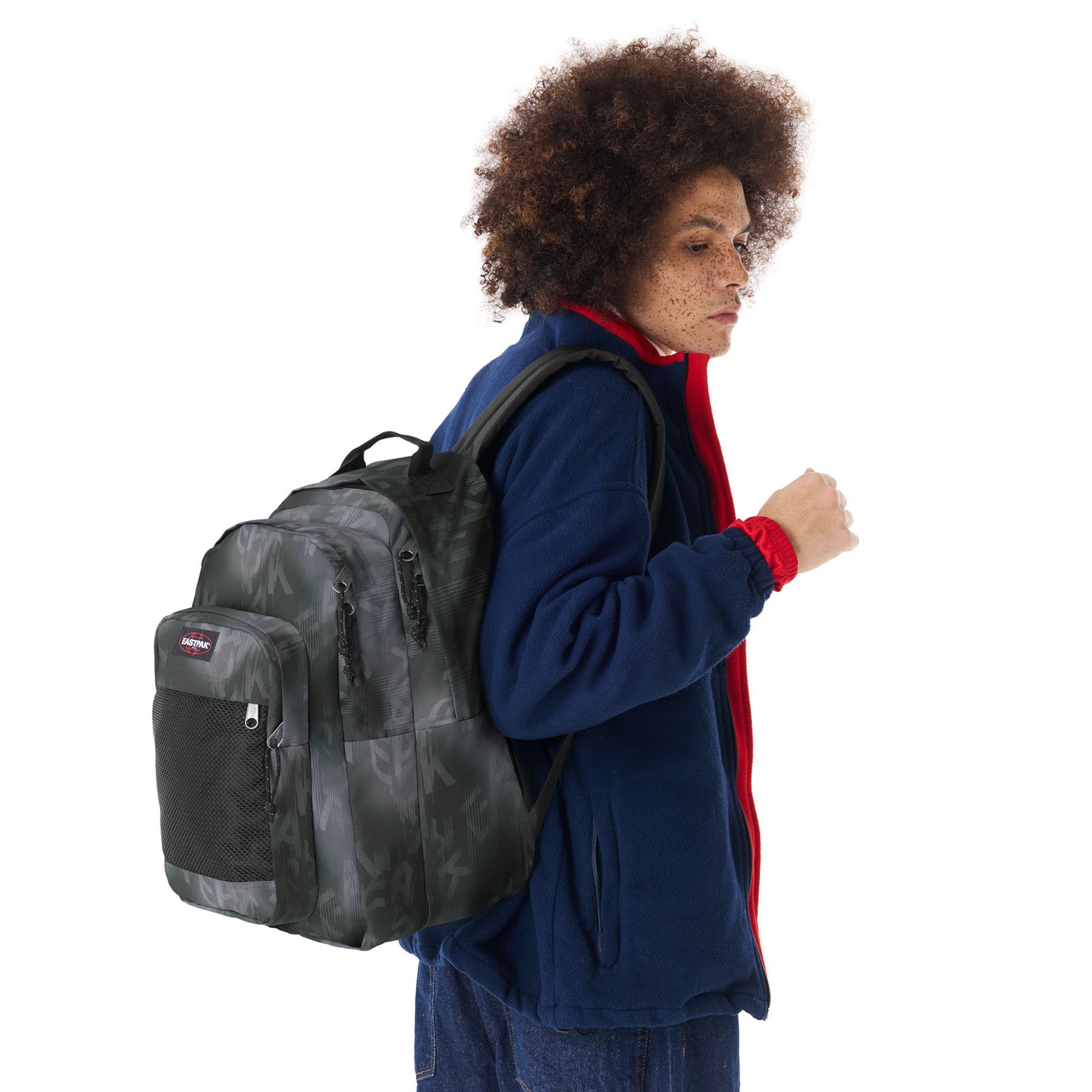 Rucksack STUDY BUDDY - Authentic Contemporary Letter Dye Black