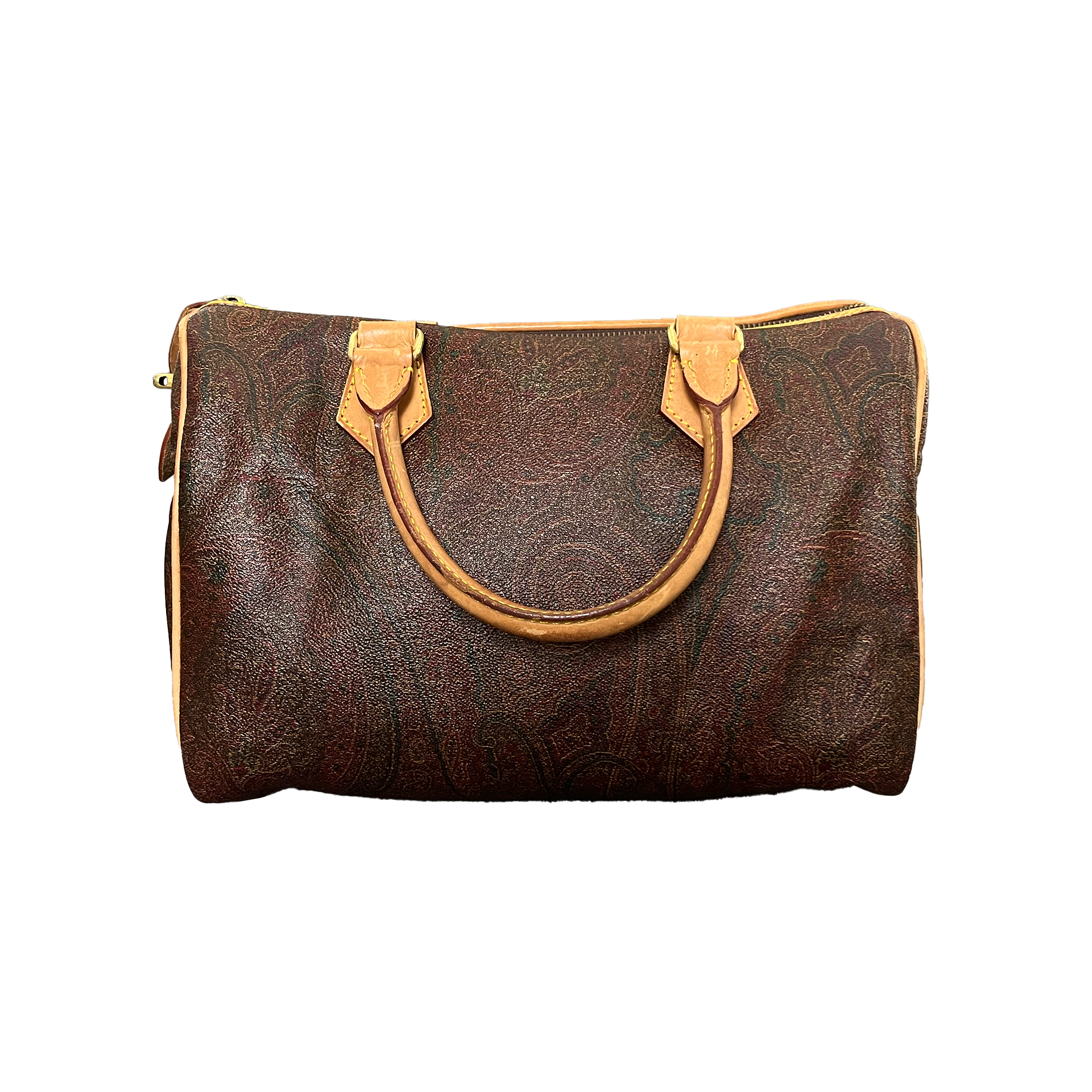 Etro Milano Vintage Paisley 30 Boston Bag