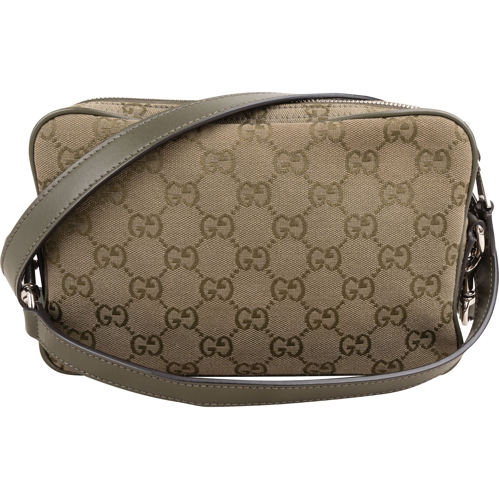 Gucci - GG Canvas Messenger Crossbody Bag