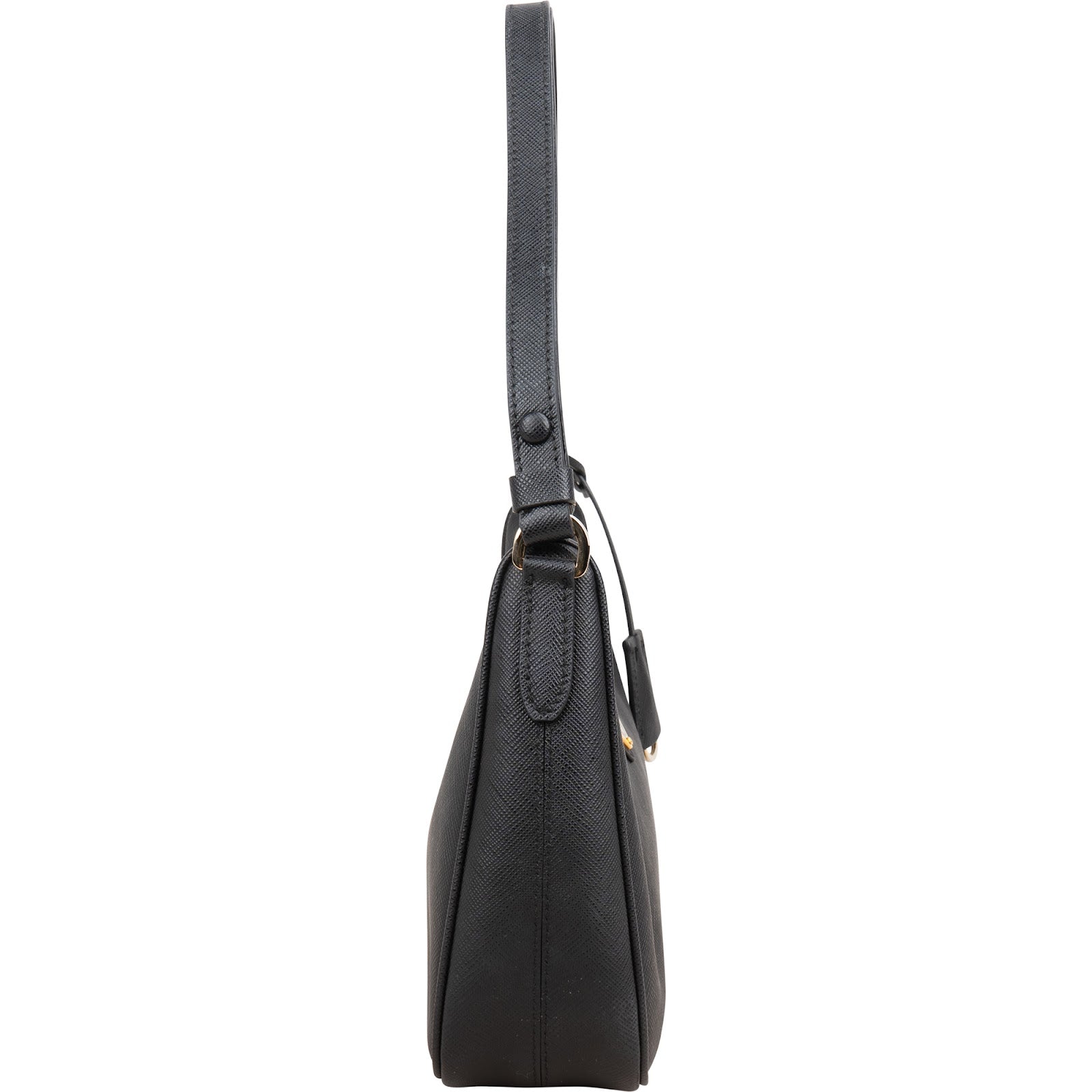 Prada Saffiano Leather Triangle Re-Edition 2005 Shoulder Bag