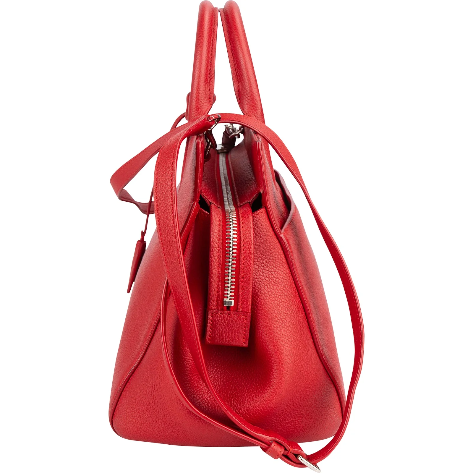 Saint Laurent Grained Leather Rive Gauche Handbag