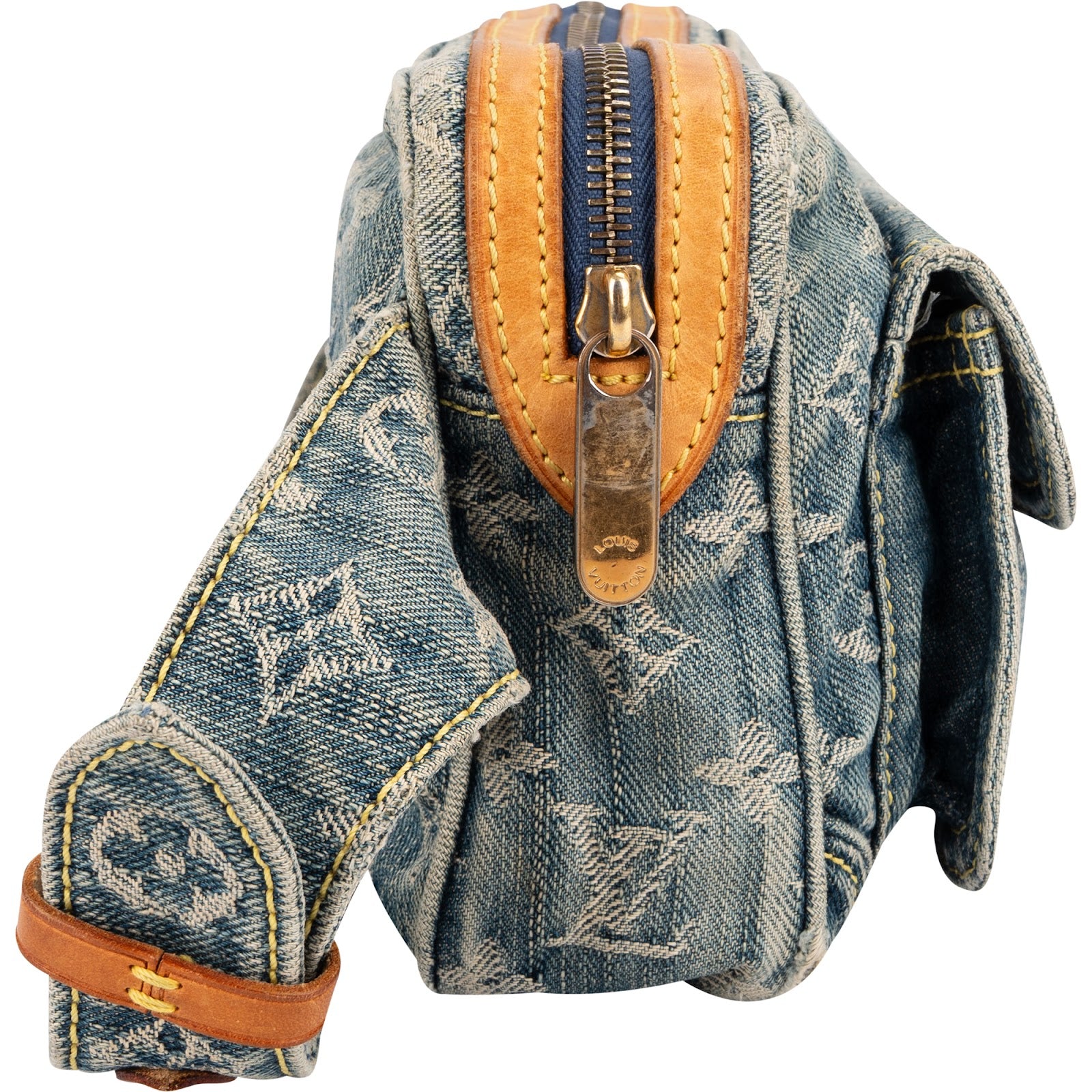 Louis Vuitton Monogram Denim Crossbody Bum Bag