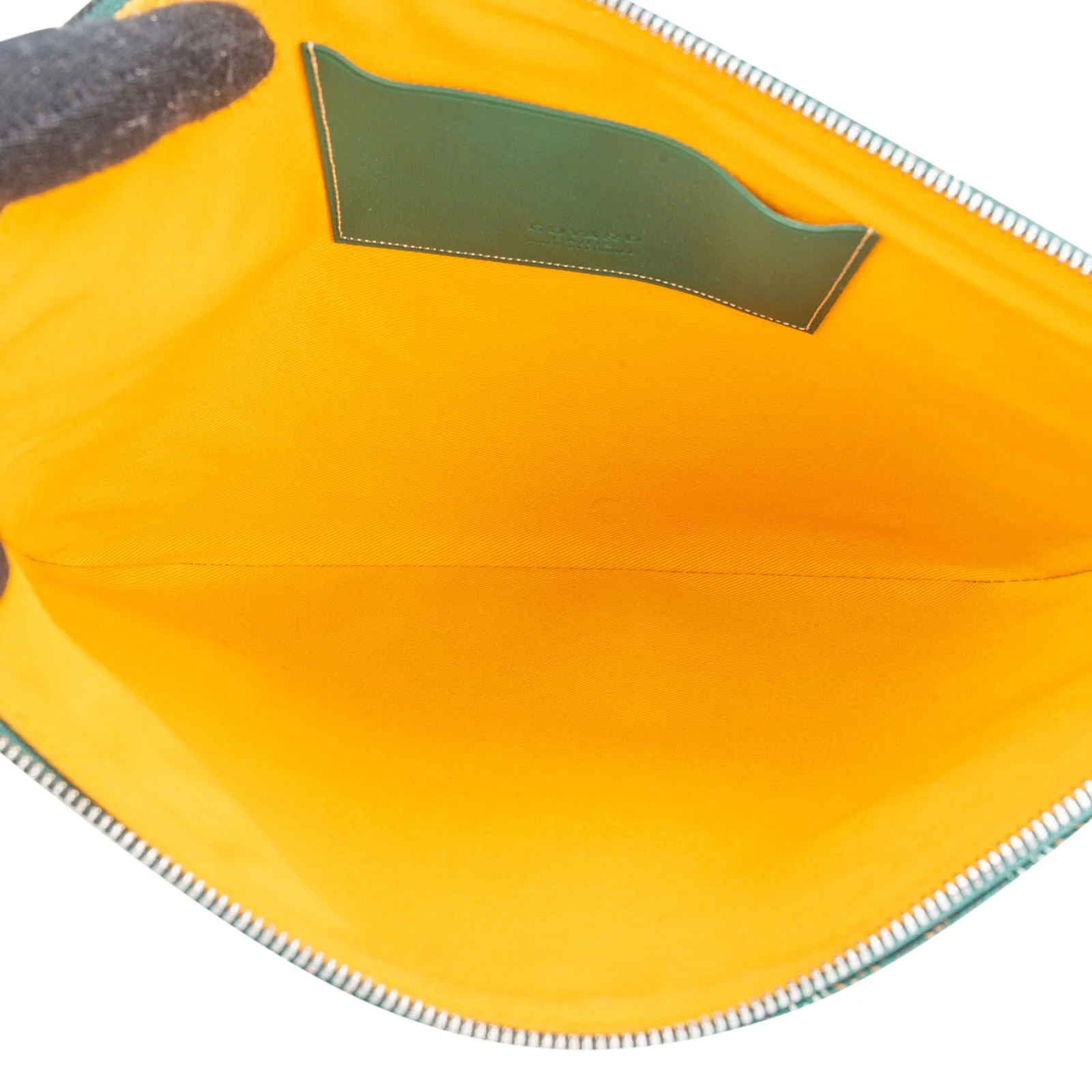 Goyard Goyardine Monogram Senat MM Clutch