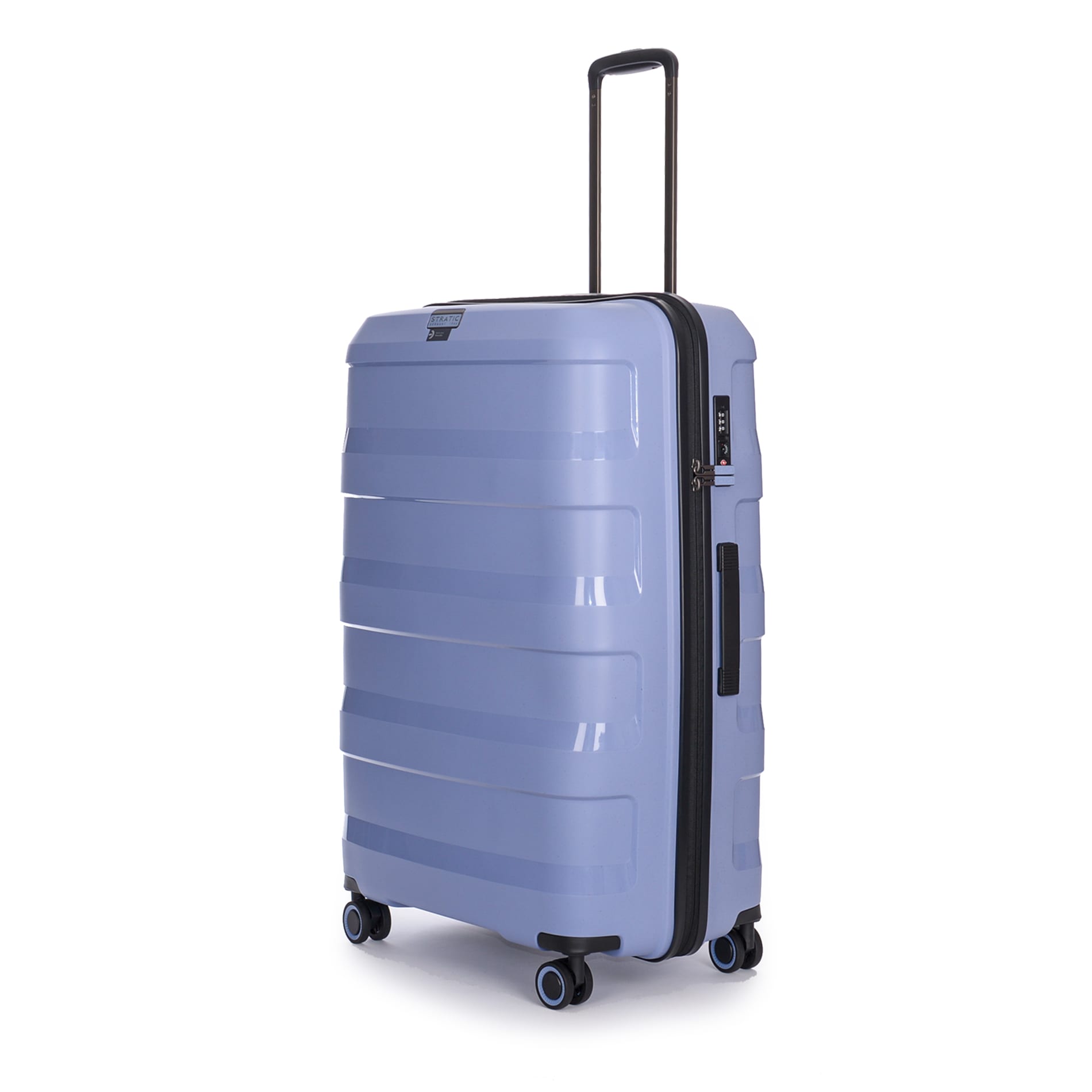 Straw - Hartschalen-Koffer L (bis 76cm) - light blue