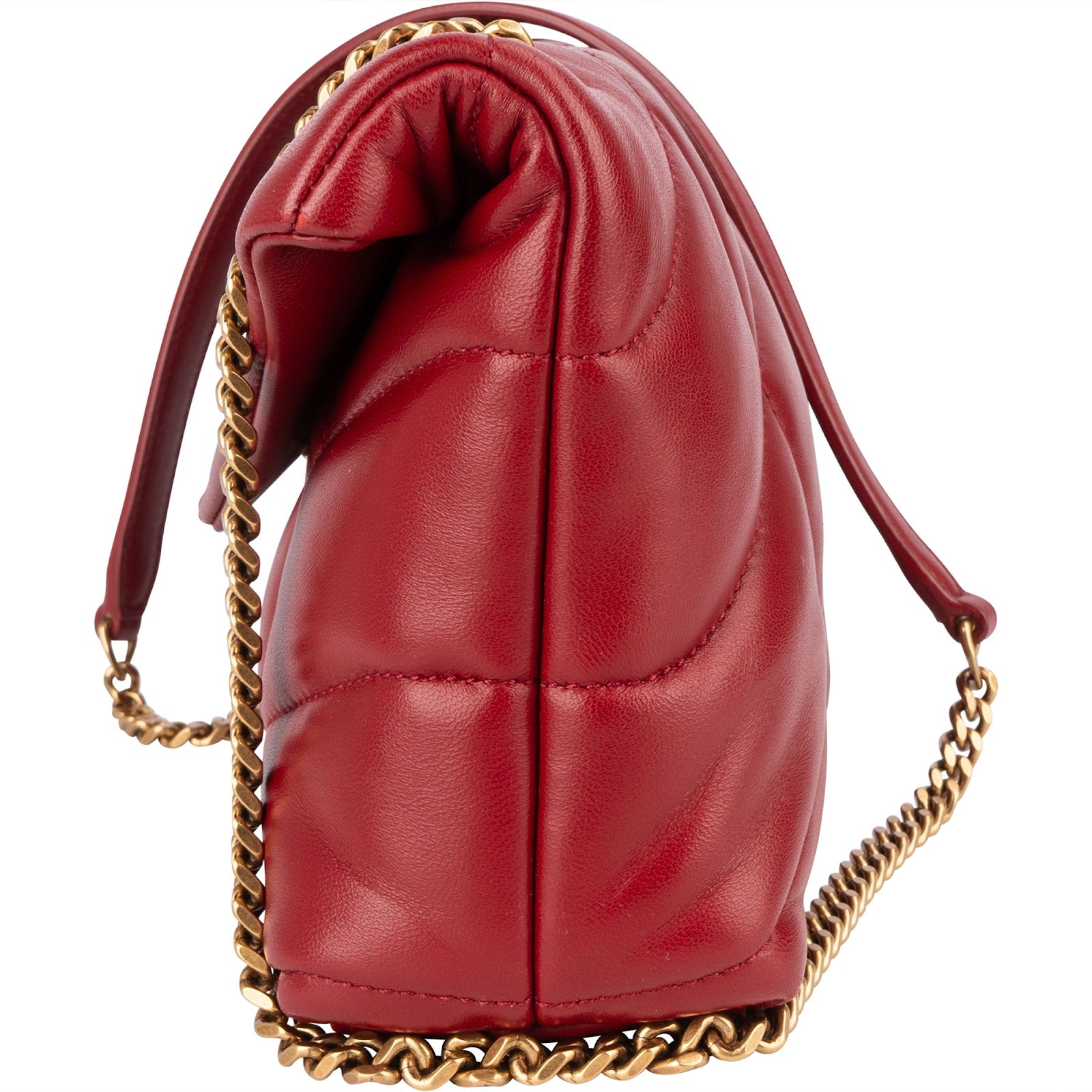 Saint Laurent Quilted Leather Small Loulou Crossbody Bag