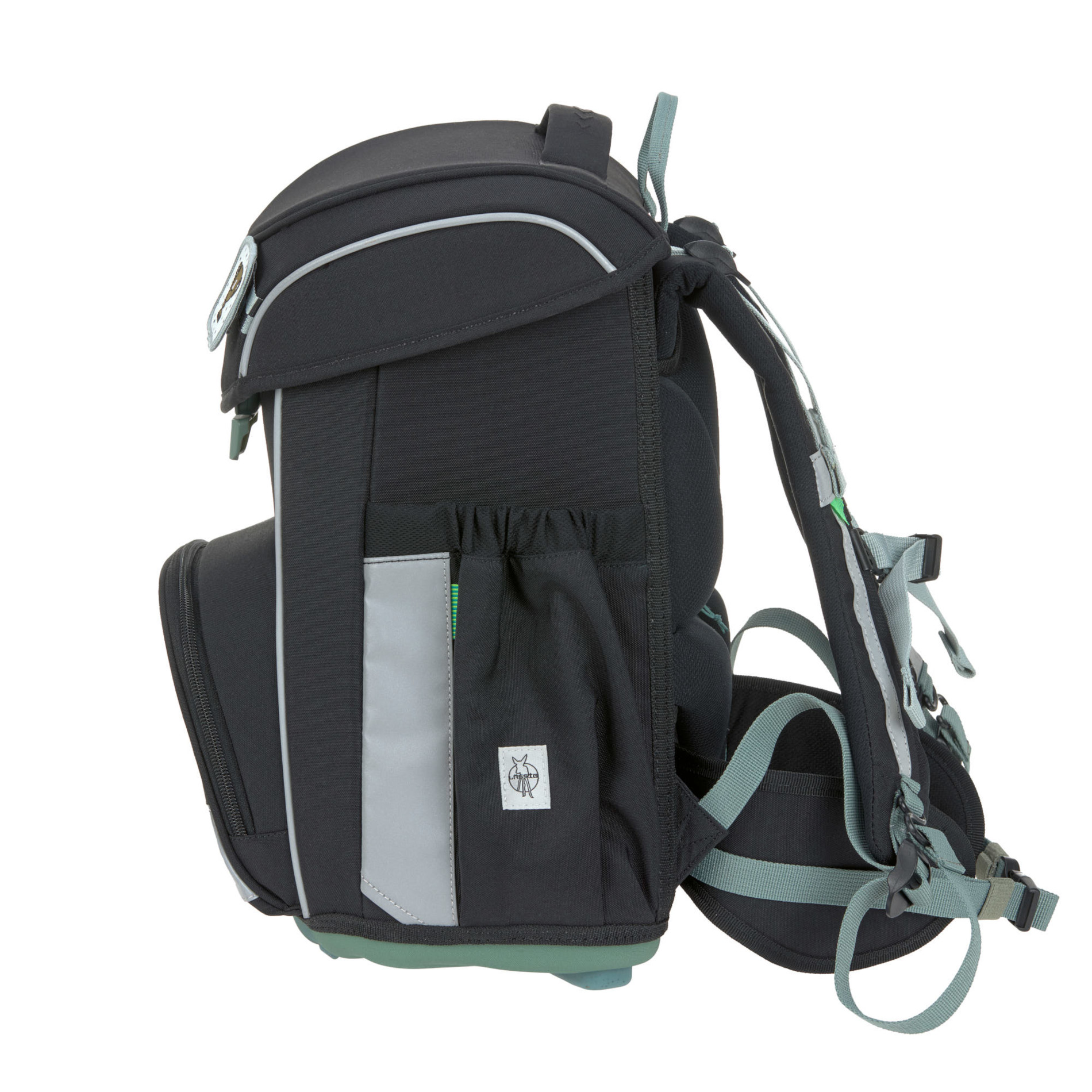 School Set Slim Unique Schulranzenset 6tlg. - black