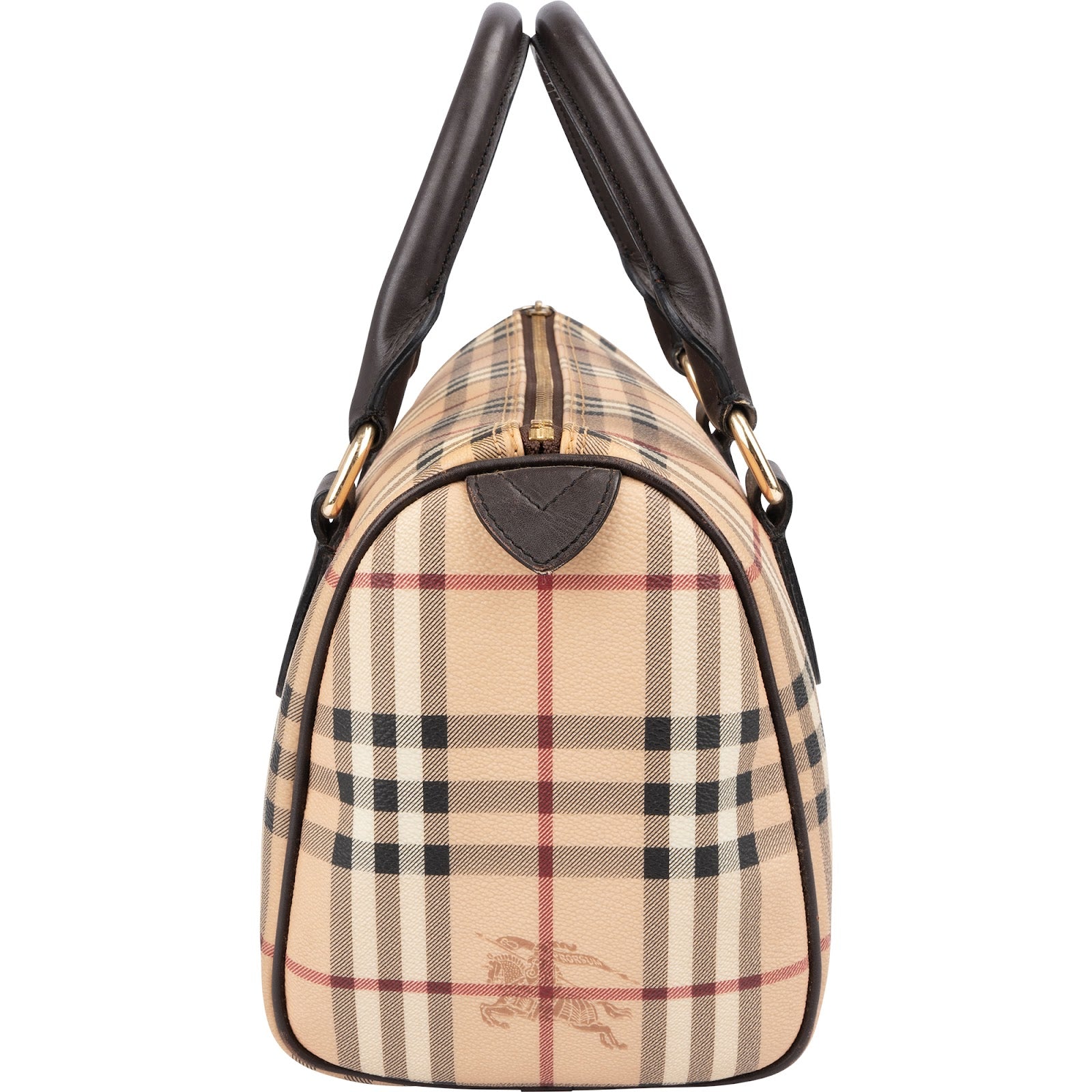Burberry - Haymarket Check Boston Handtasche