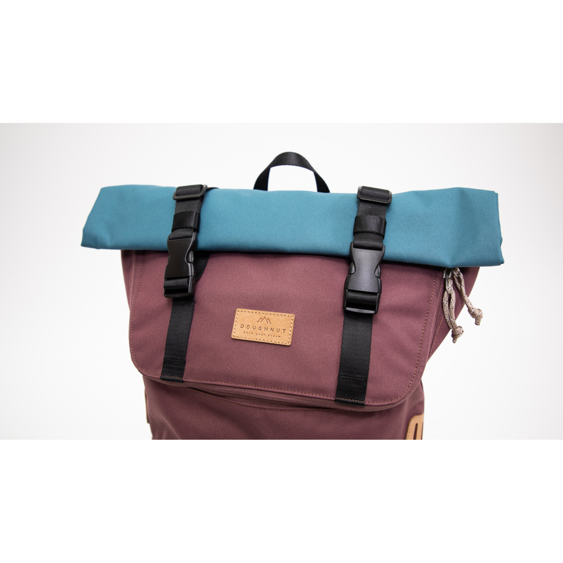 Christopher Reborn Backpack - plum x denim