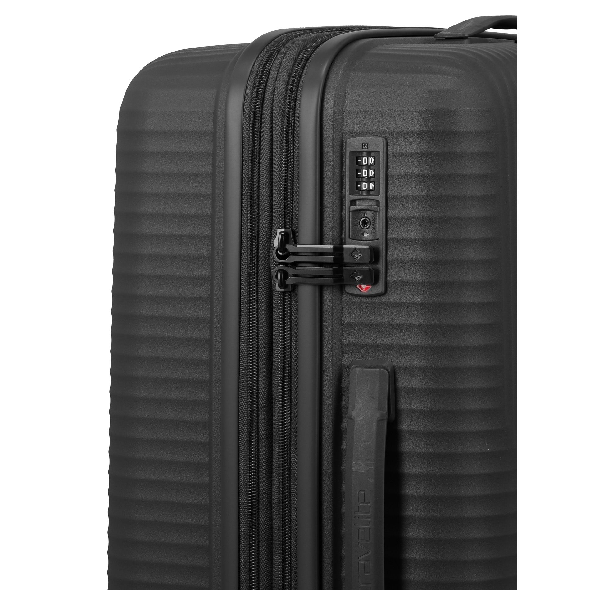 AIR STRIPE Trolley M (66 cm) erweiterbar - Black