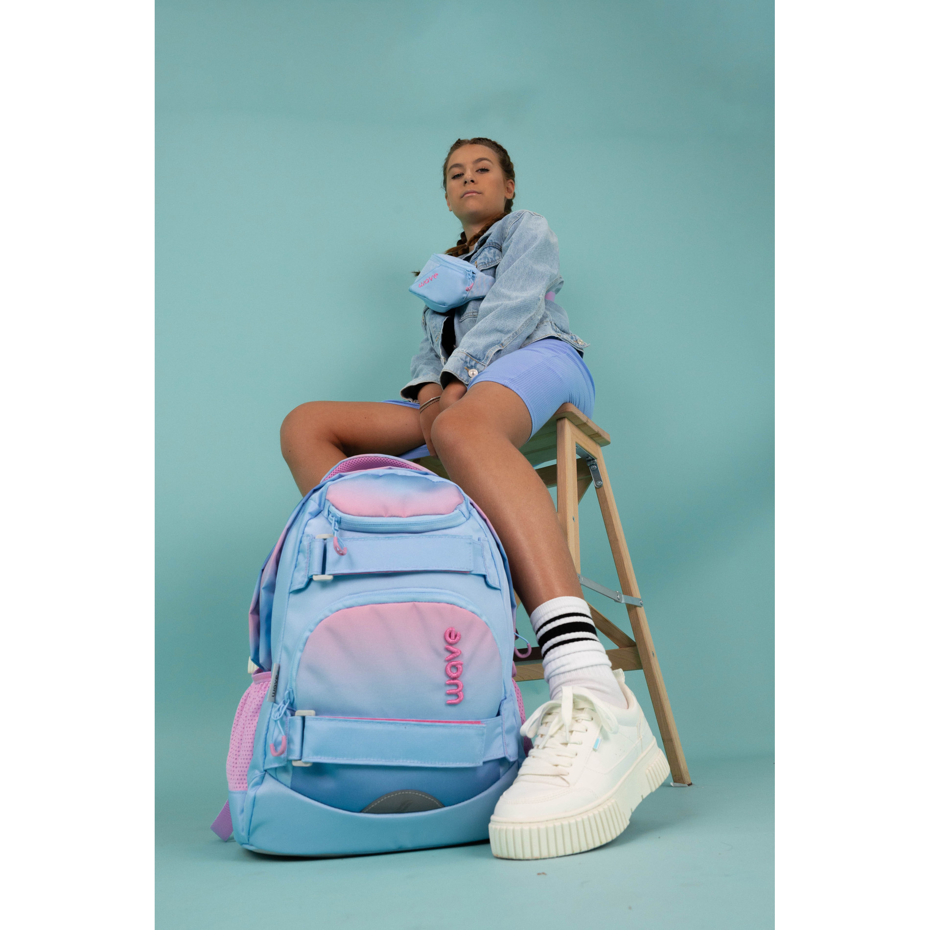 Wave Infinity Move Schulrucksack - Gradient Lavender