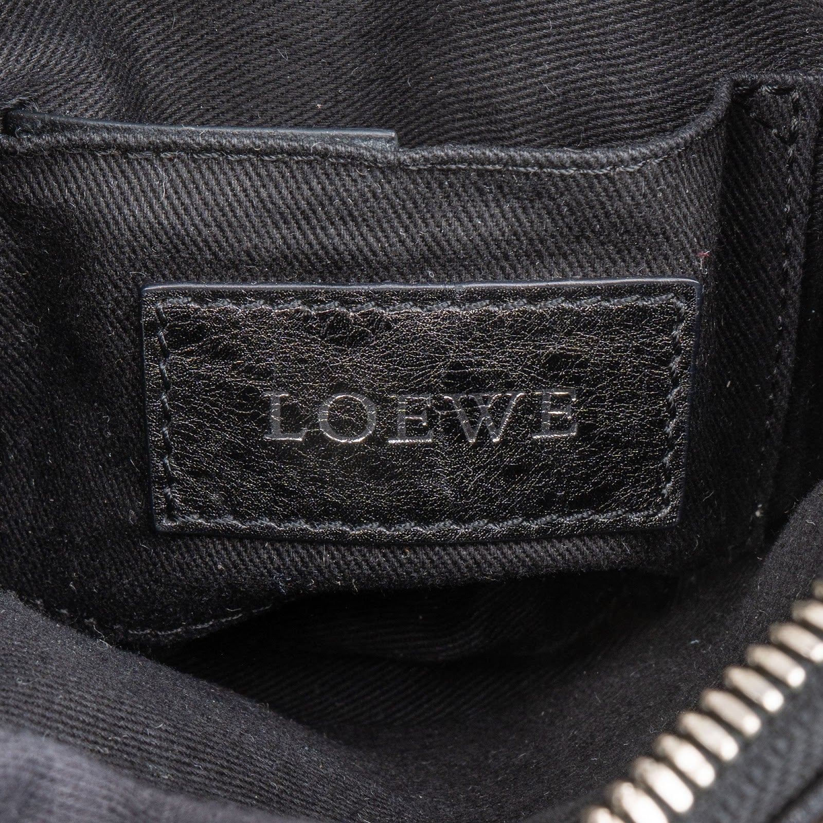 Loewe Leather Anagram Studded Fringe Crossbody Bag