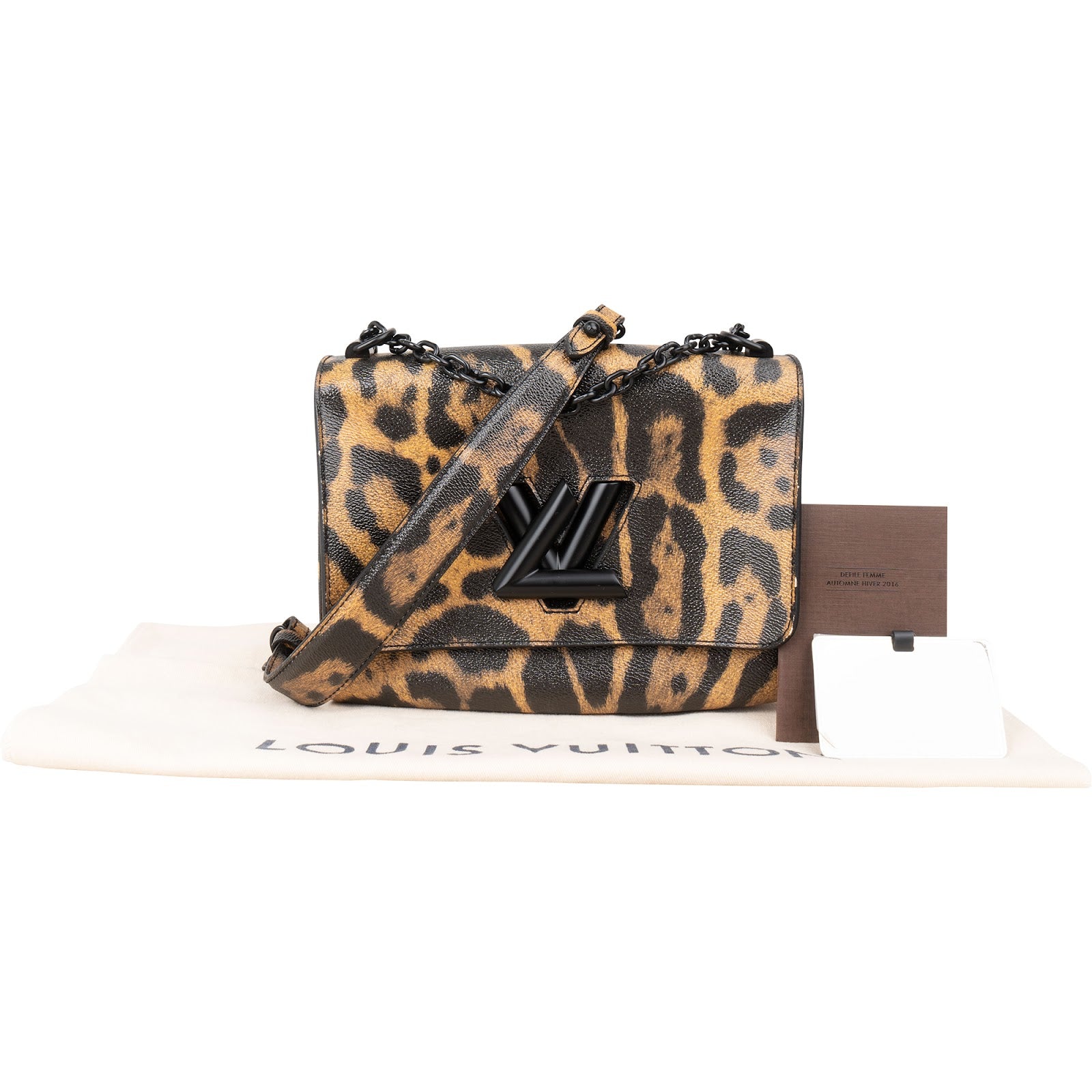 Louis Vuitton – Twist MM Crossbody Bag „Wild At Heart" Leopard Print