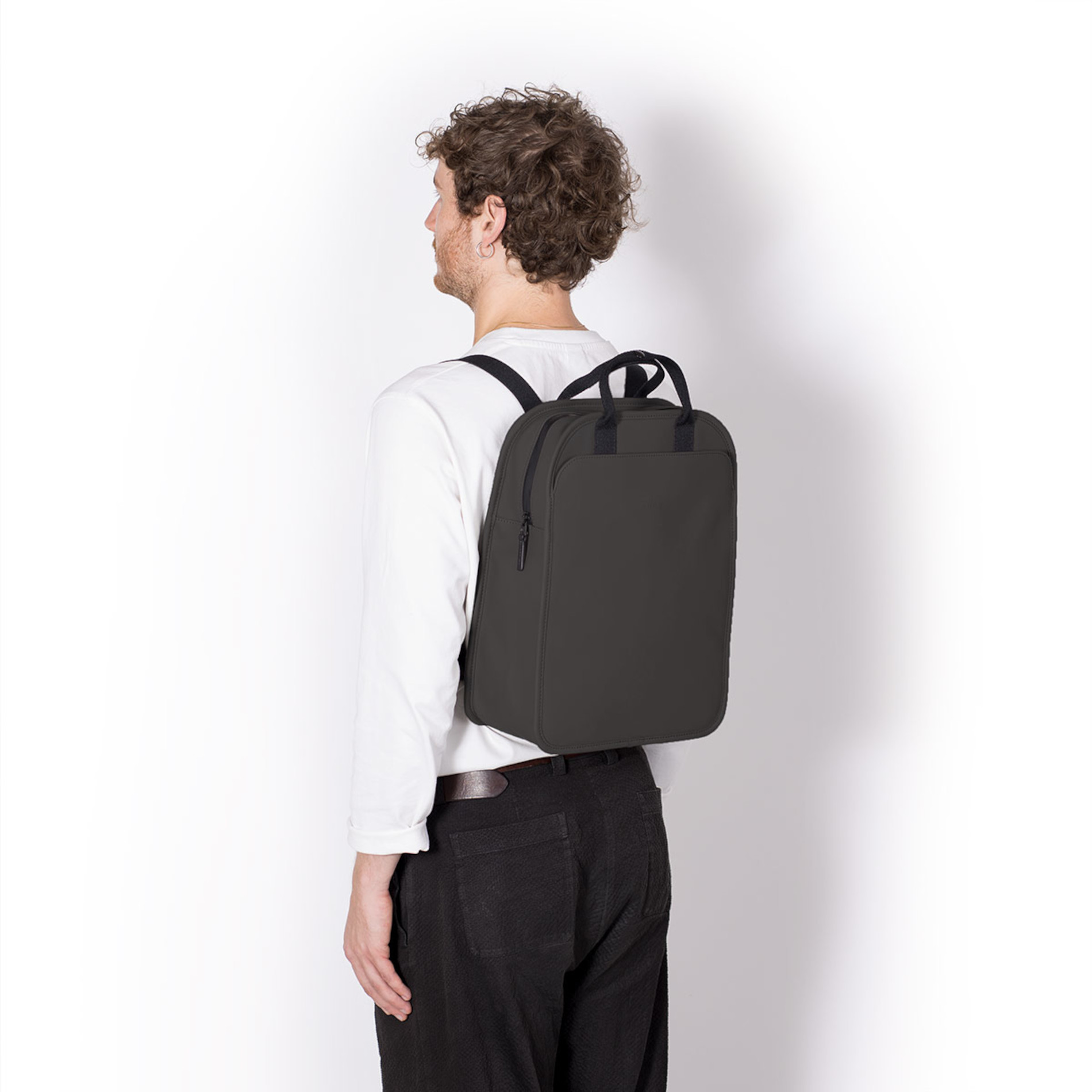 Alison Medium Lotus backpack - Asphalt