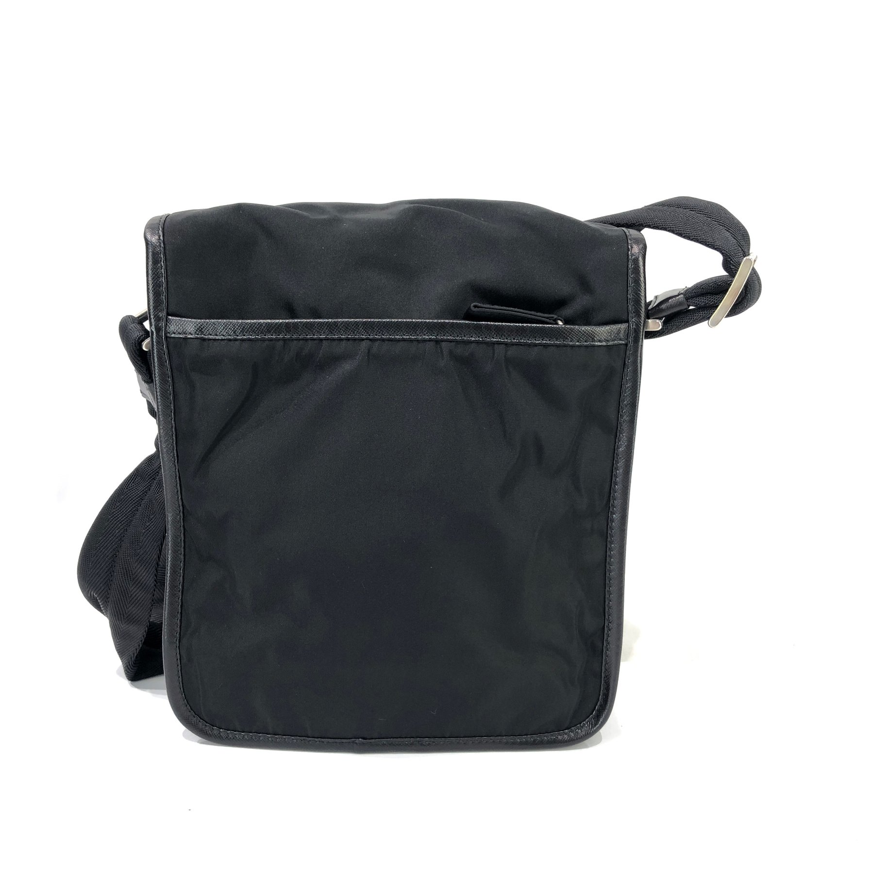 Prada - Triangular Plate Mini - Schultertasche