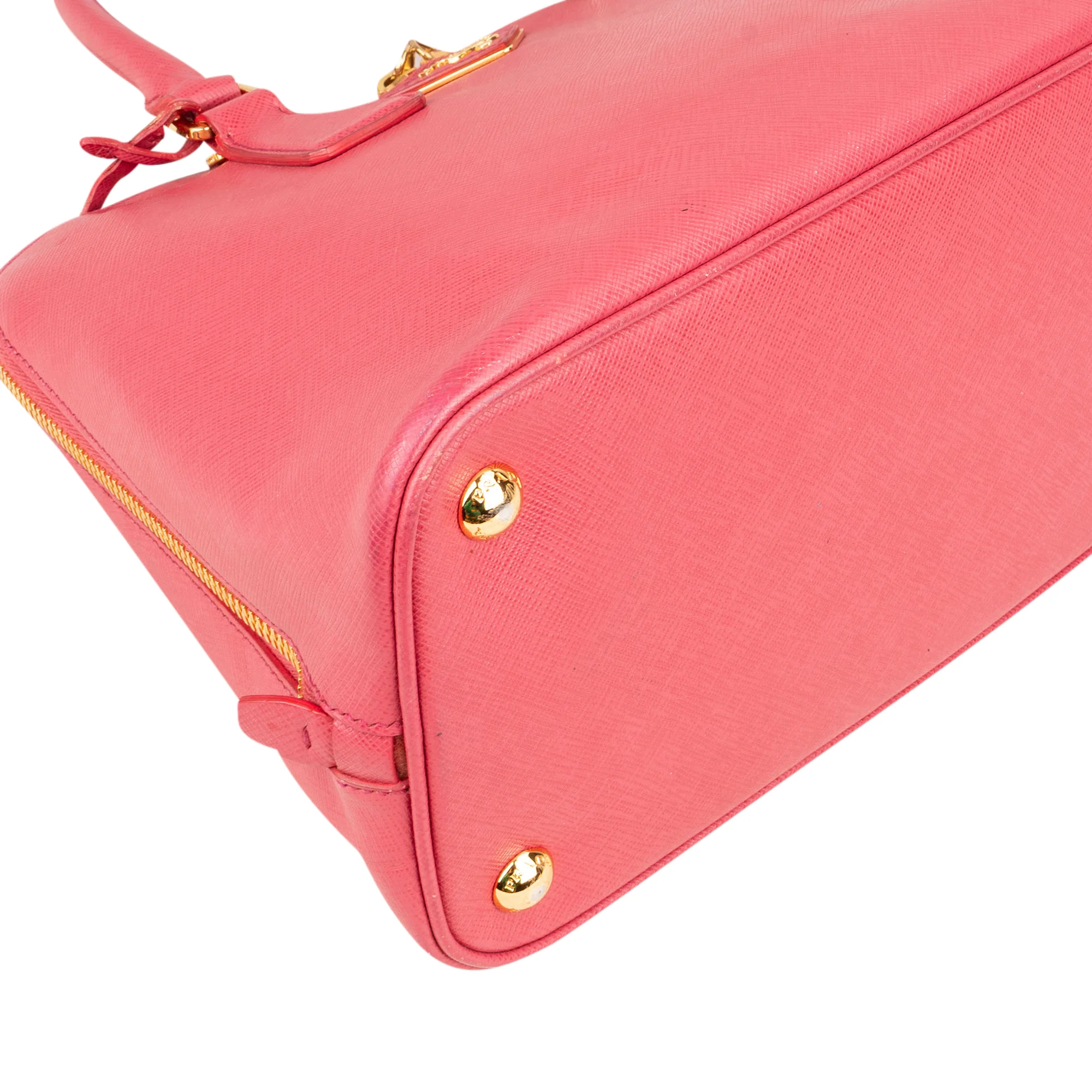 Prada Pink Saffiano Leather Promenade Handbag