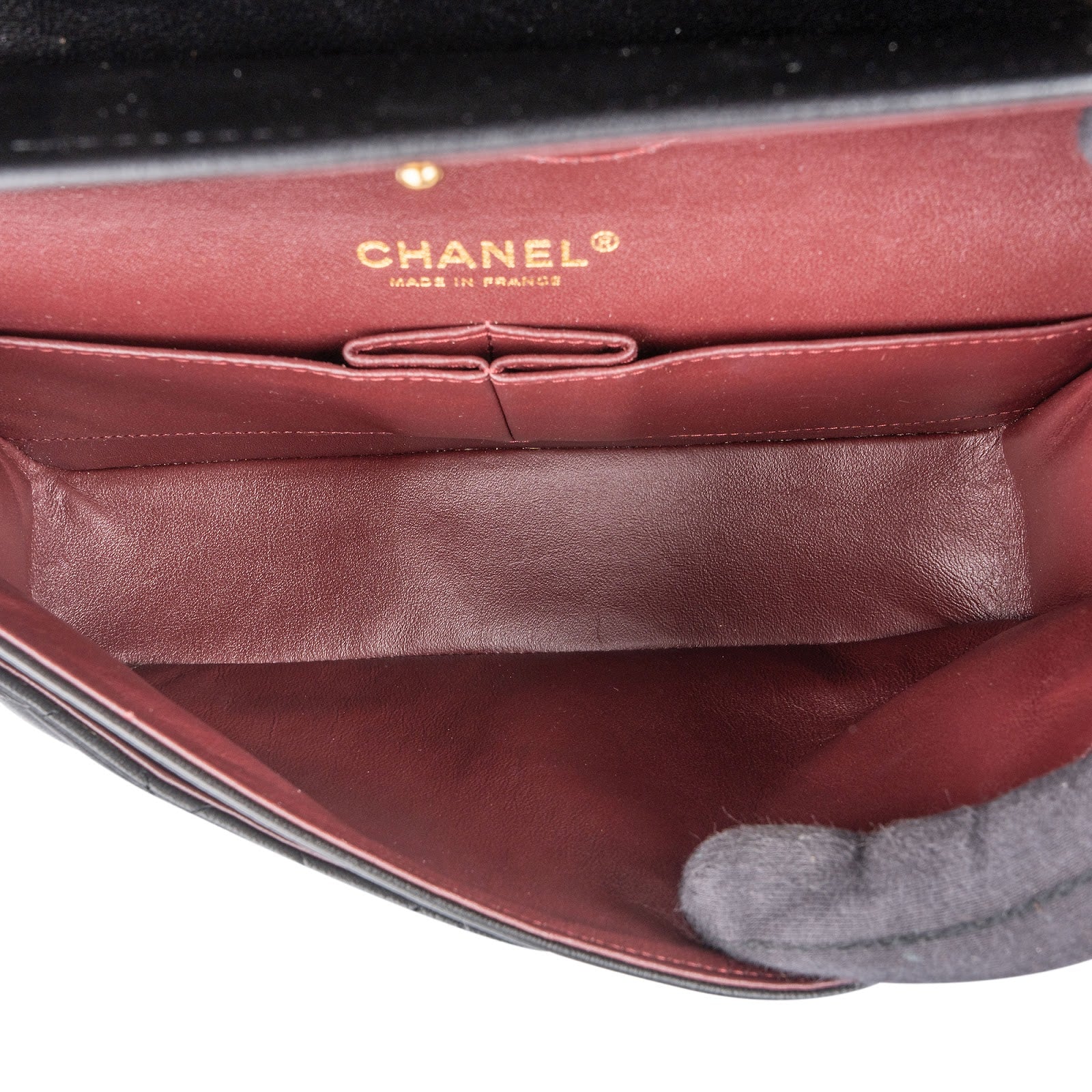 Chanel Quilted Lambskin Medium Double Flap Shoulder Bag