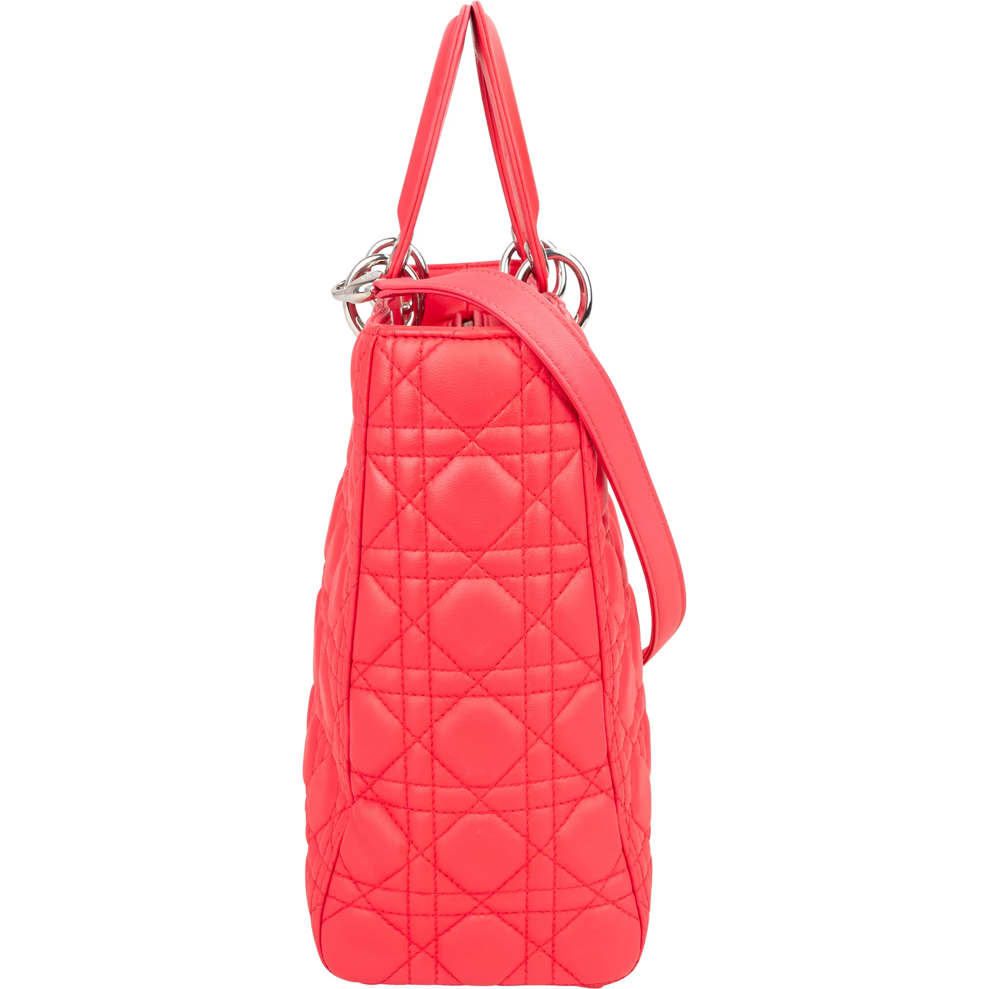 Christian Dior Quilted Leather Lady Dior Handbag