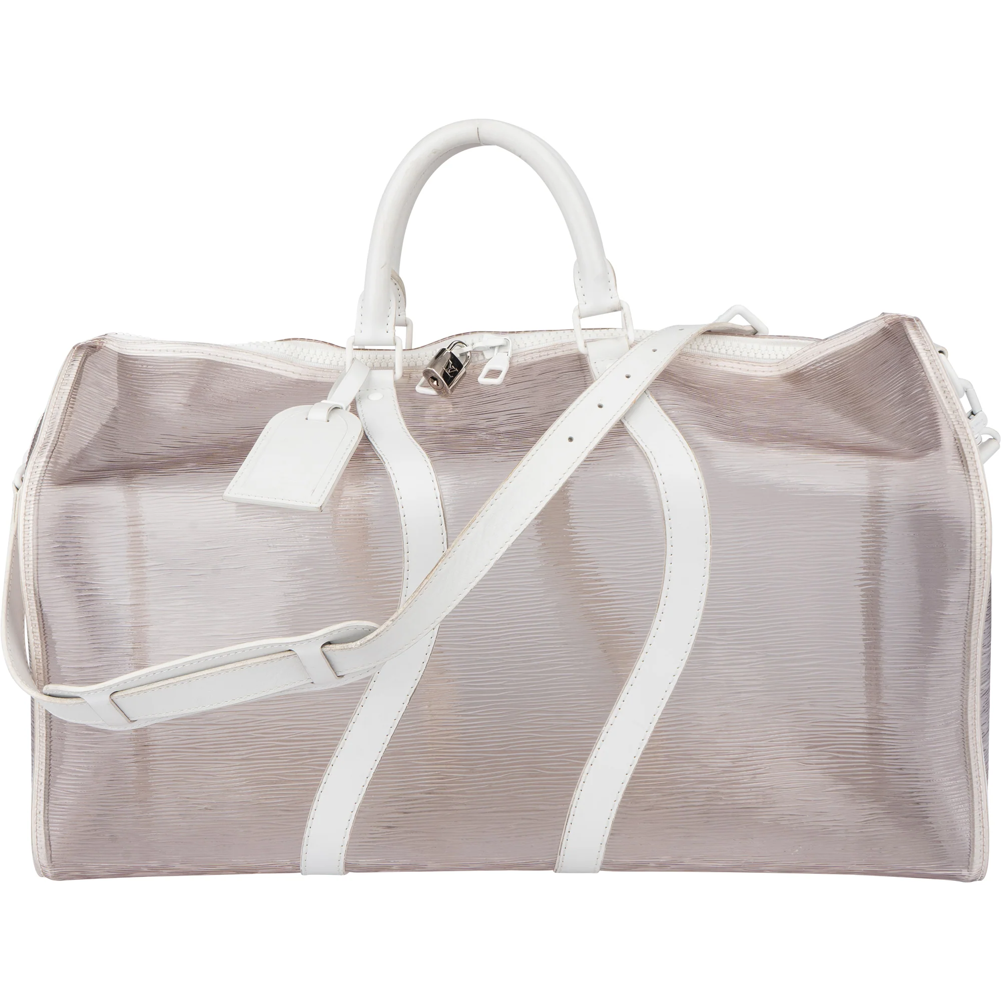 Louis Vuitton Transparent Wavy Epi Keepall 50 Bandouliere