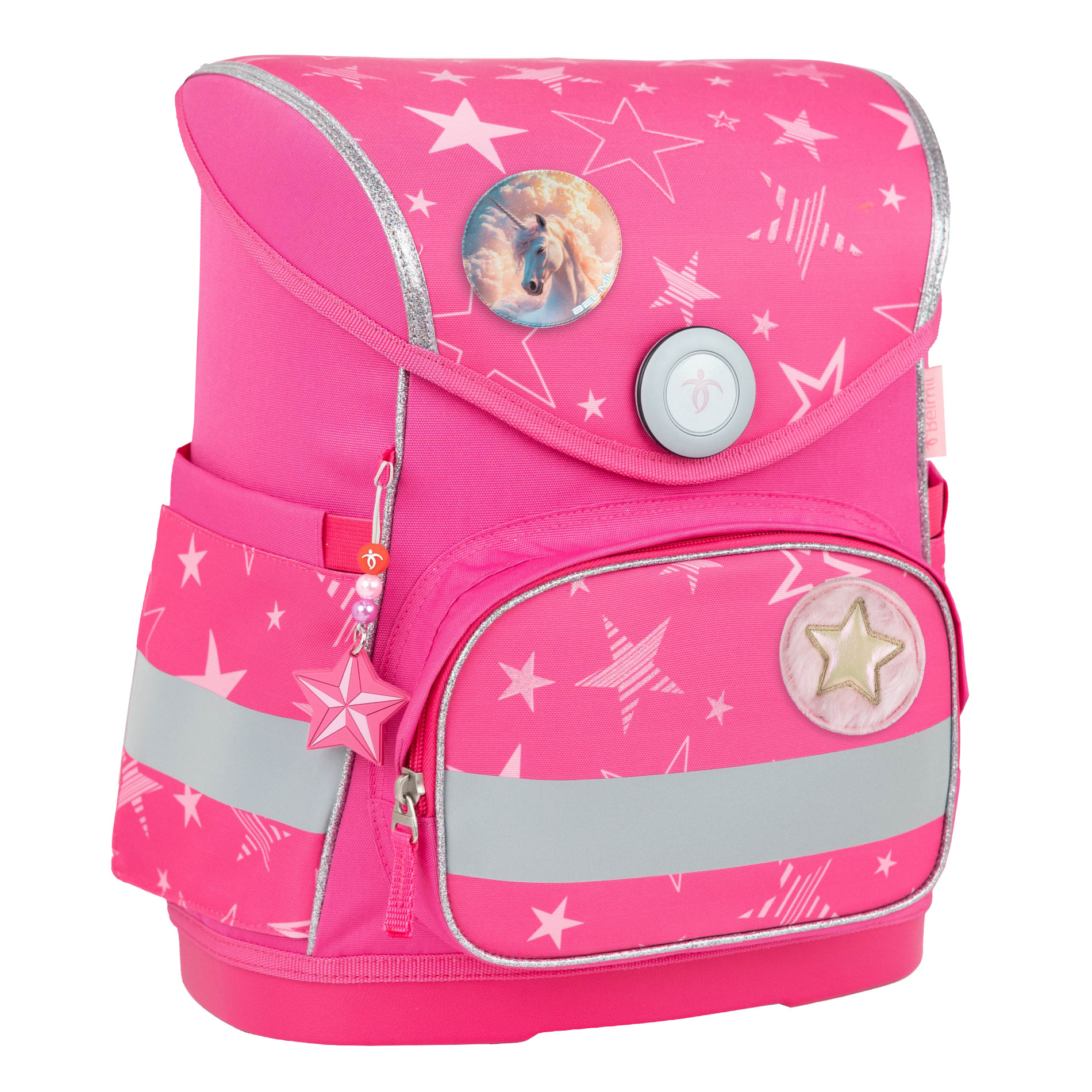 Belmil Compact ergonomisches Schulranzen-Set 5-teilig "Starry Magic"