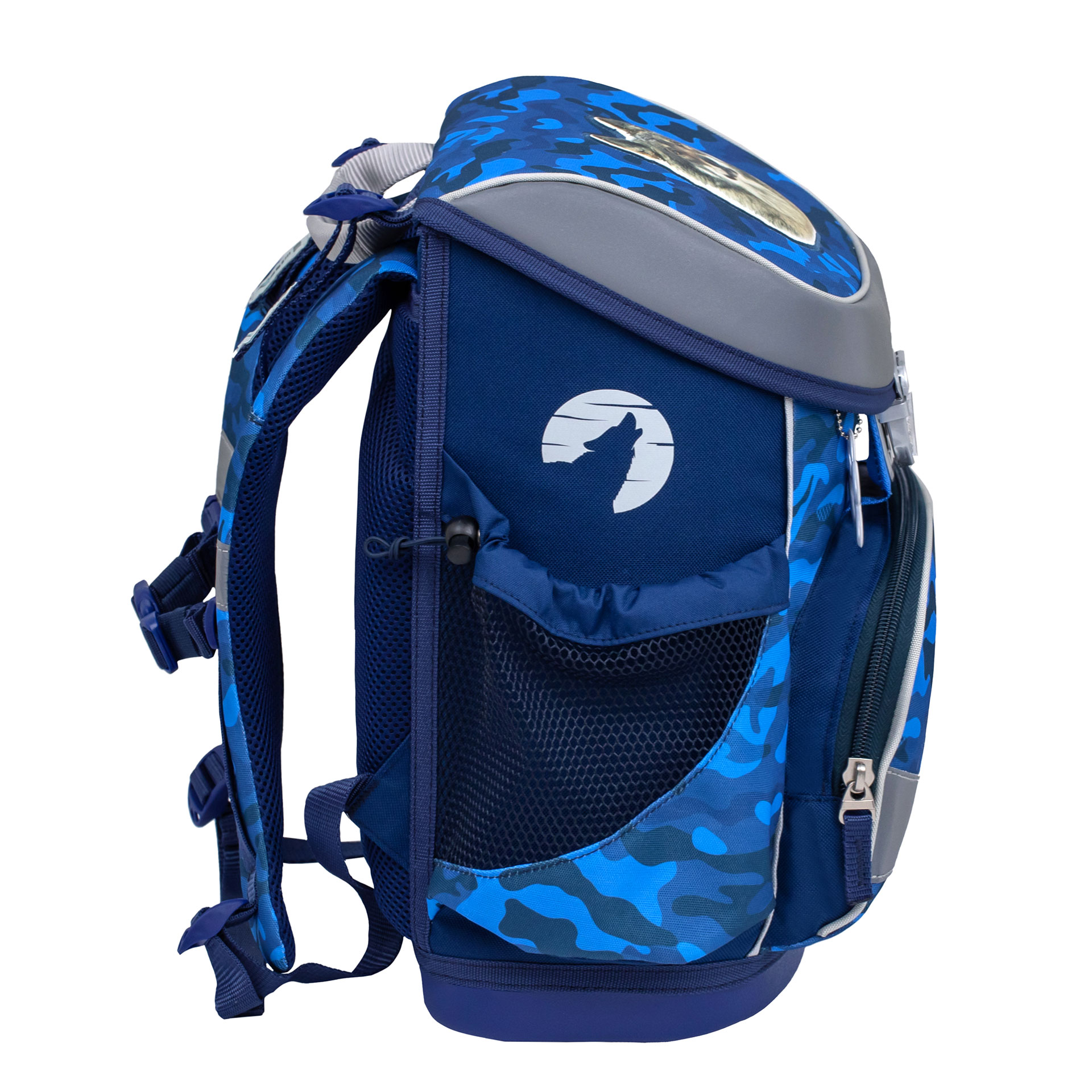 Mini-Fit ergonomisches Schulranzen-Set 4-teilig - Alpha Wolf