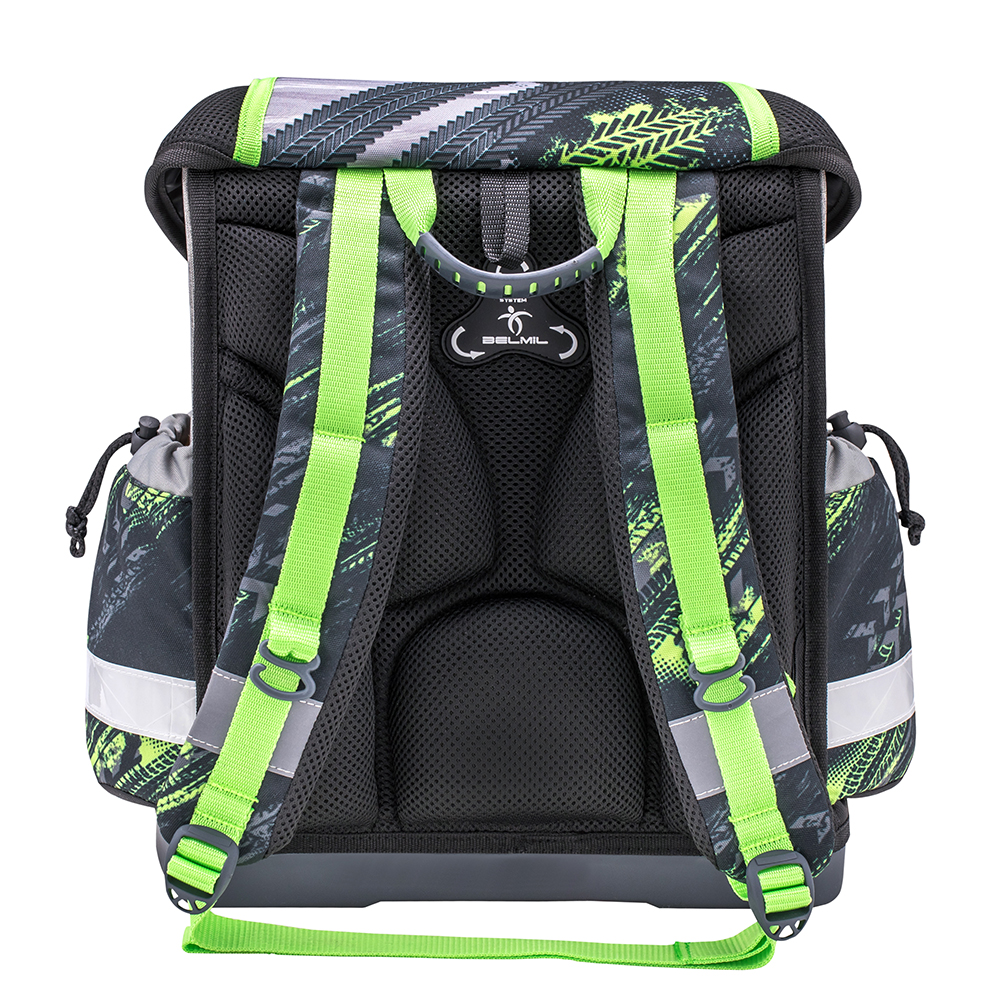 Classy Schulranzen-Set 4-teilig - Green Tractor