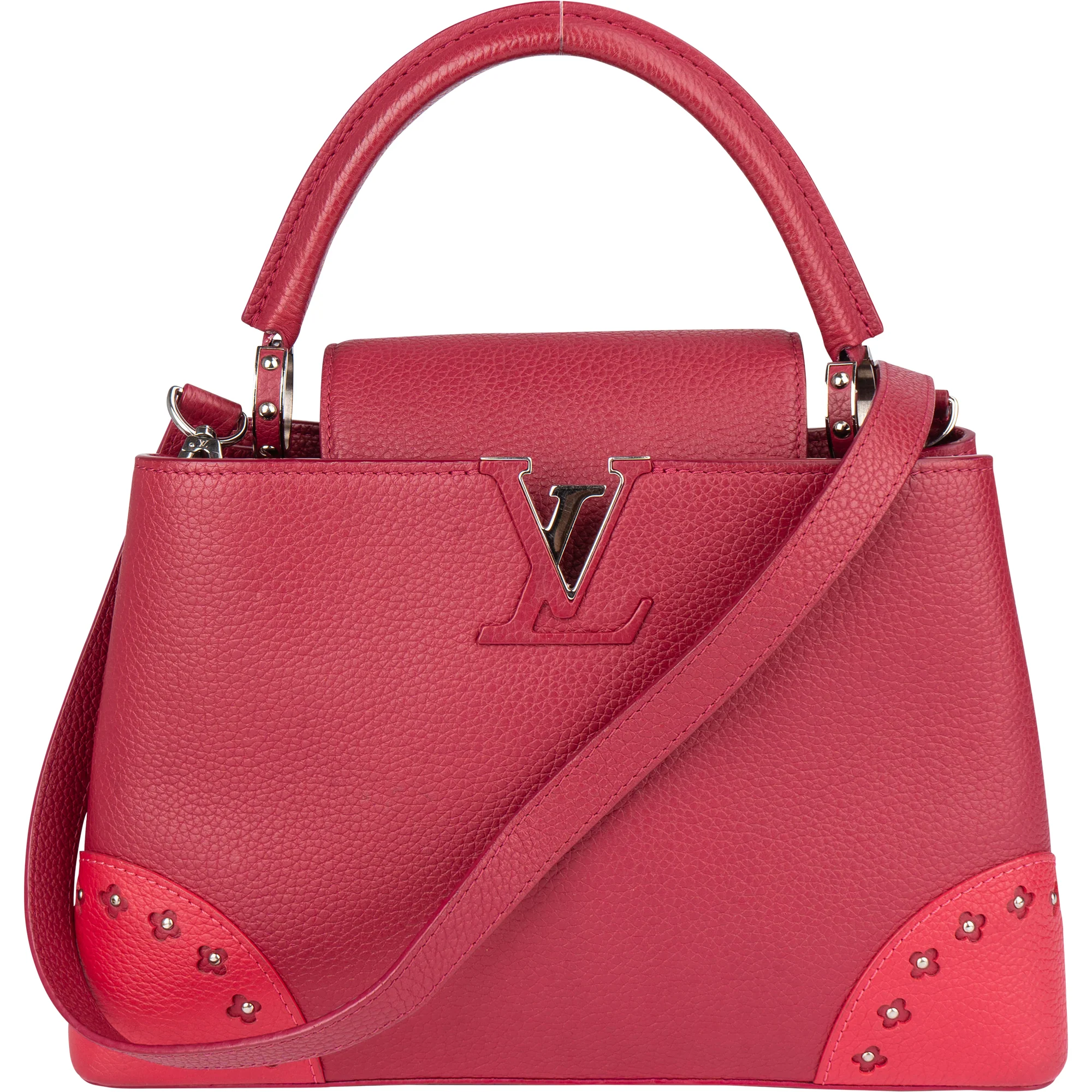 Louis Vuitton Taurillon Leather Capucines MM Handbag