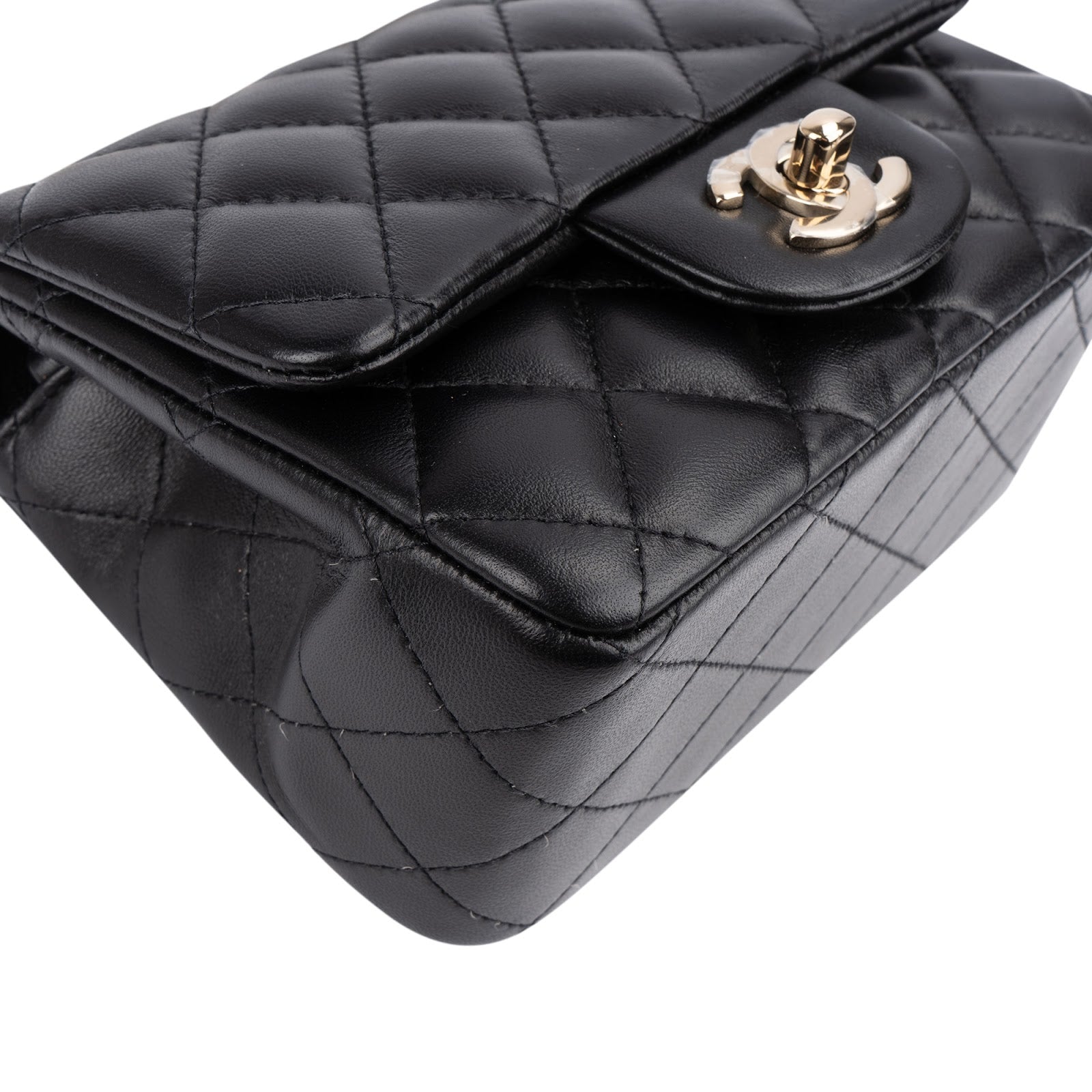 Chanel - Mini Square Single Flap Crossbody Bag