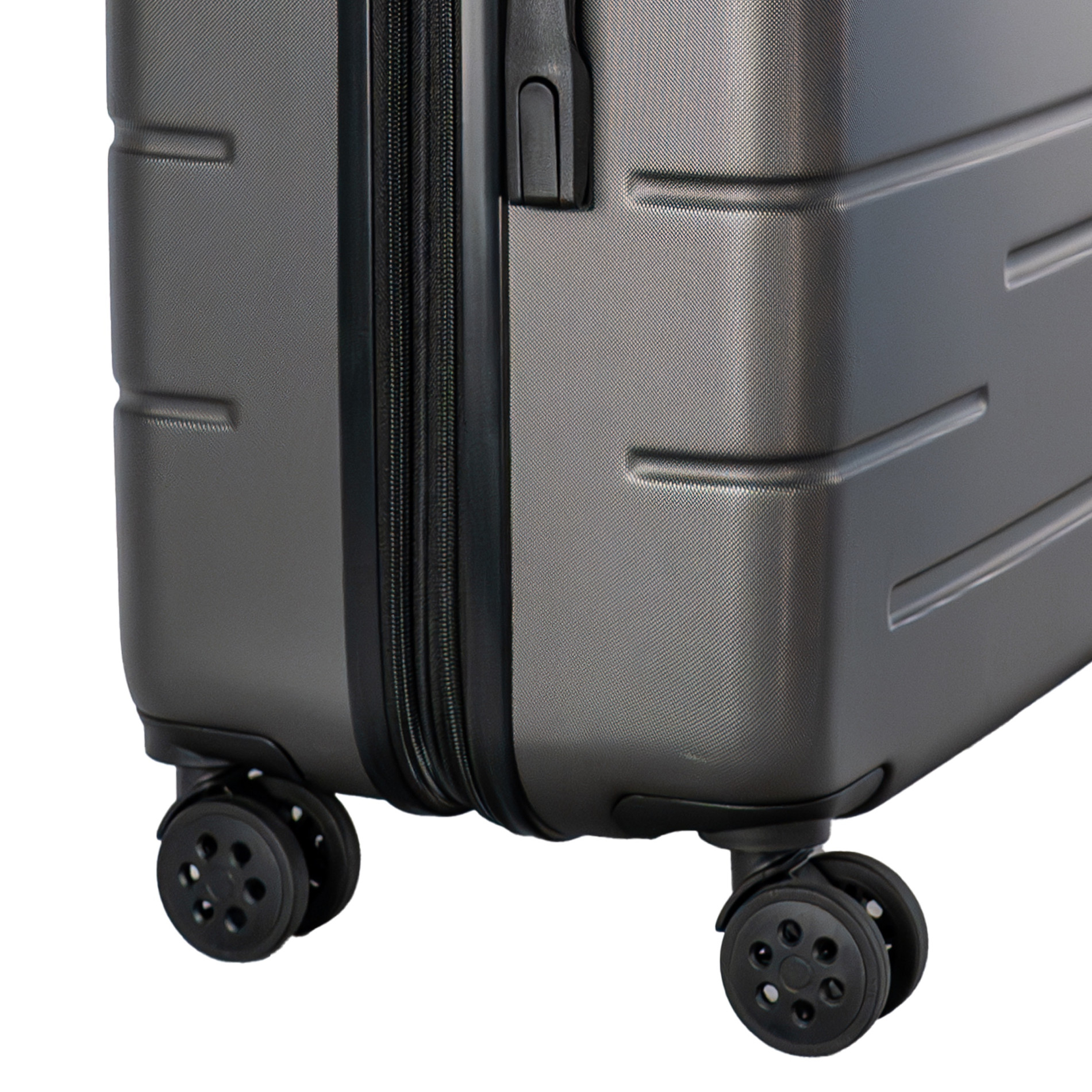 Stripes Kofferset 2-teilig (L,M) Erweiterbar - DK Grey