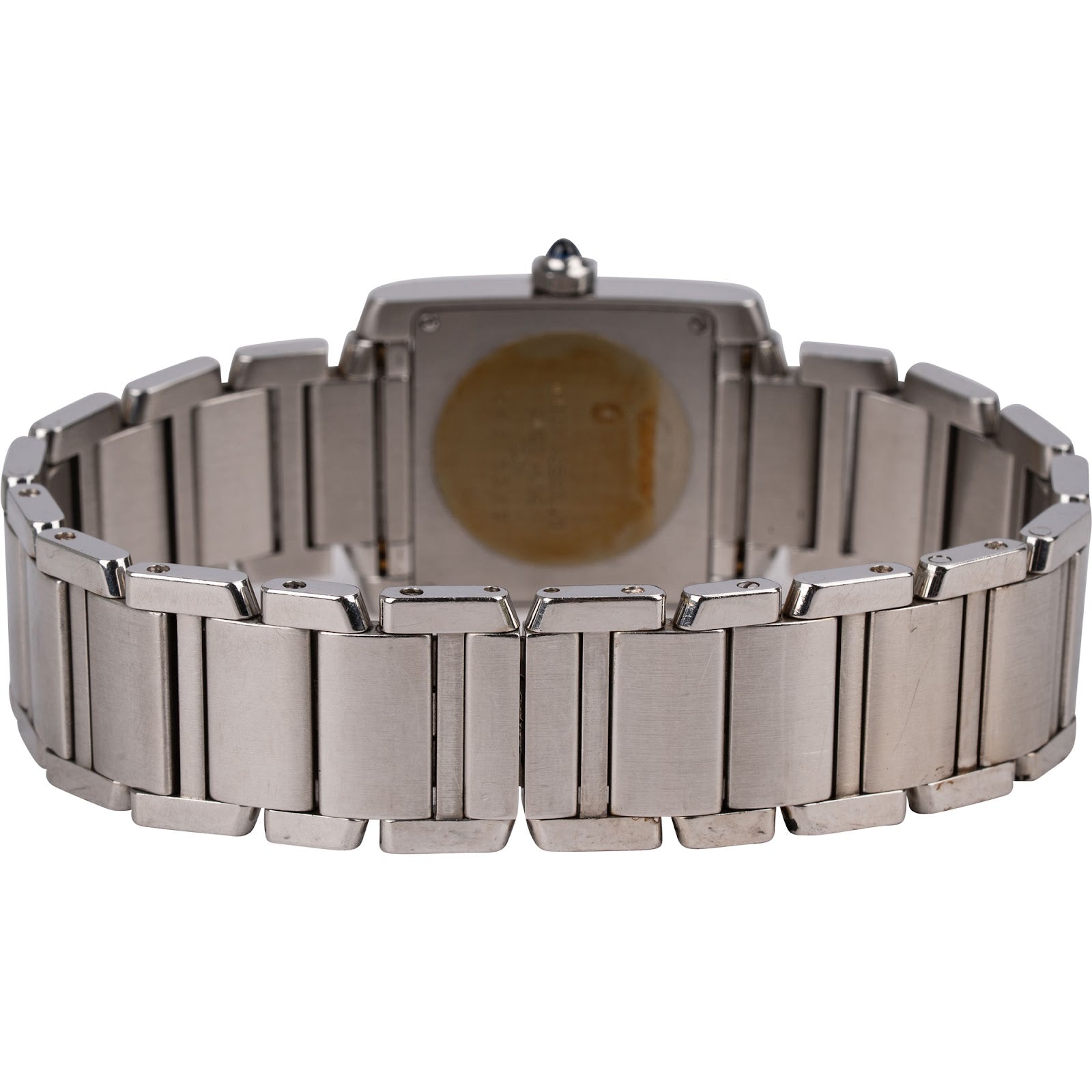 Cartier Silver Tone Tank Française 2301 Damenuhr