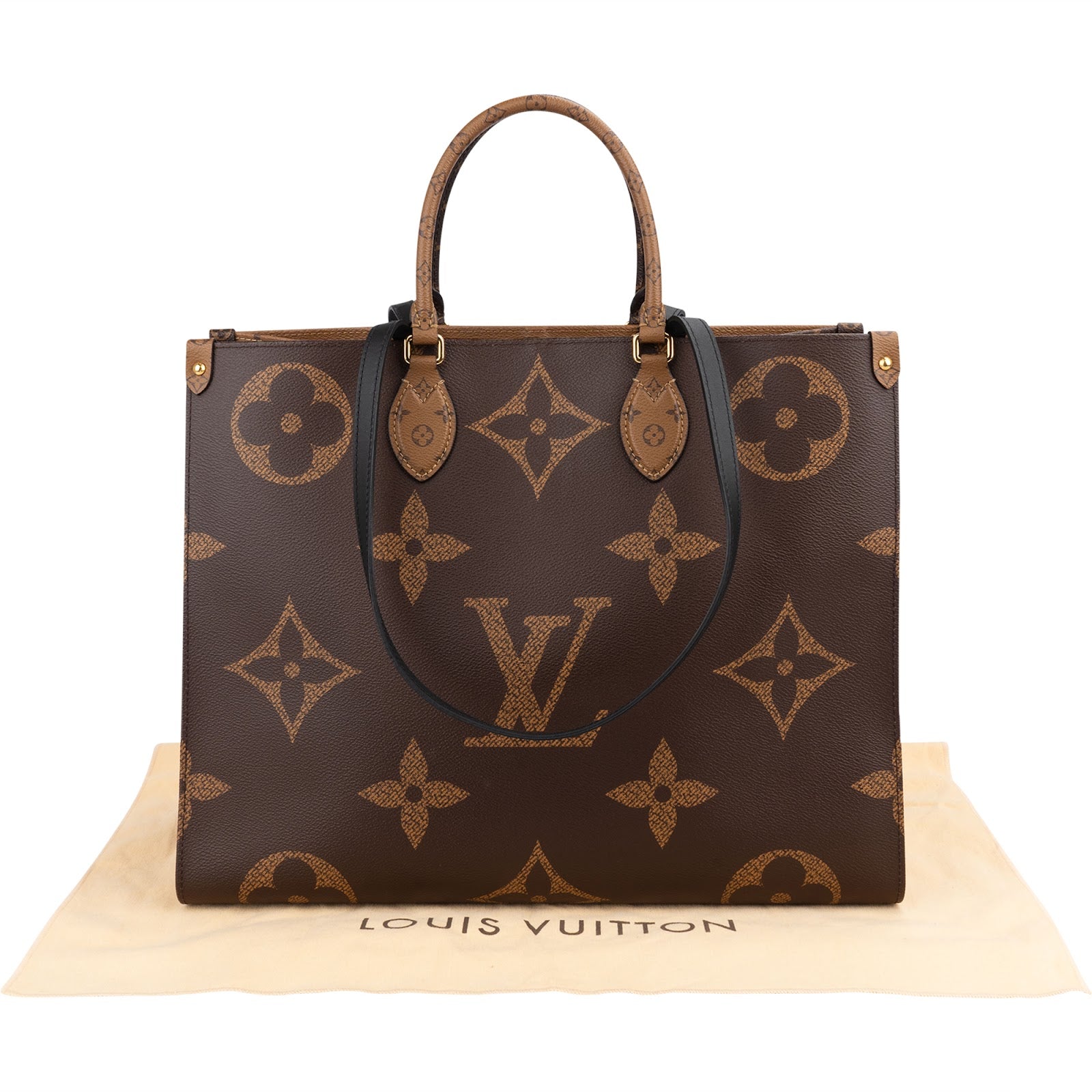 Louis Vuitton Monogram Giant Reverse OnTheGo GM Handbag