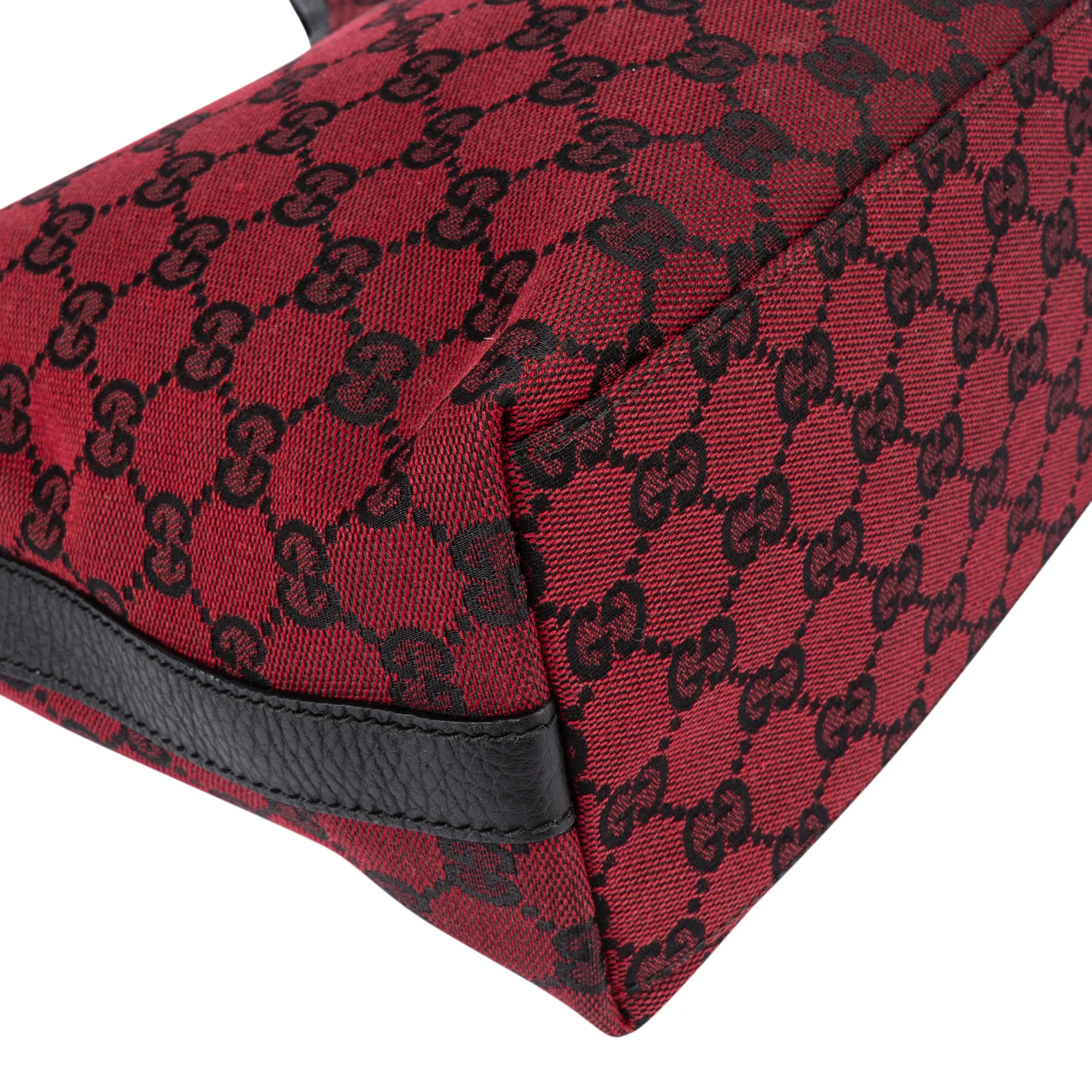 Gucci Red GG Monogram Shoulder Bag