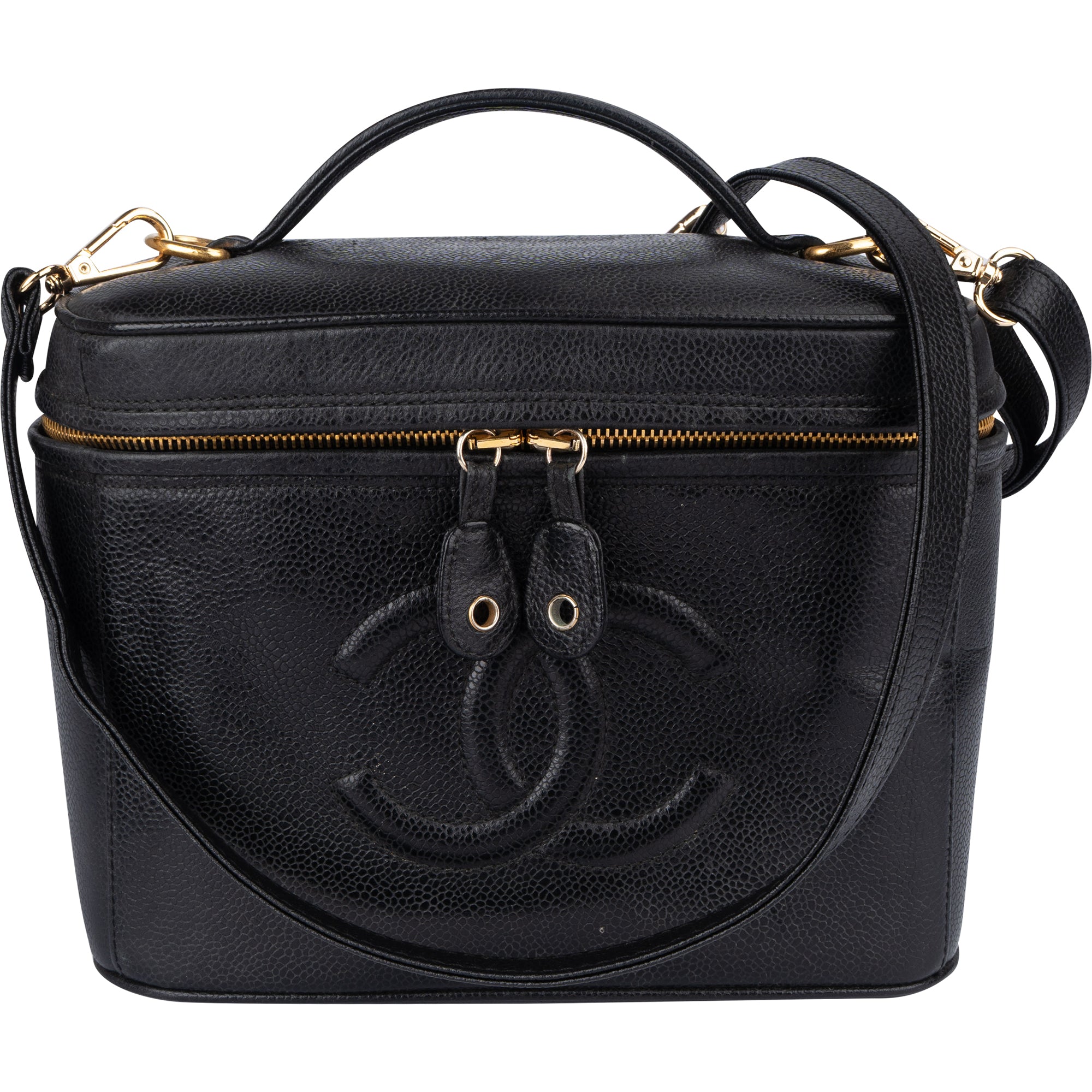 Chanel Caviar Leather CC Vanity Handbag