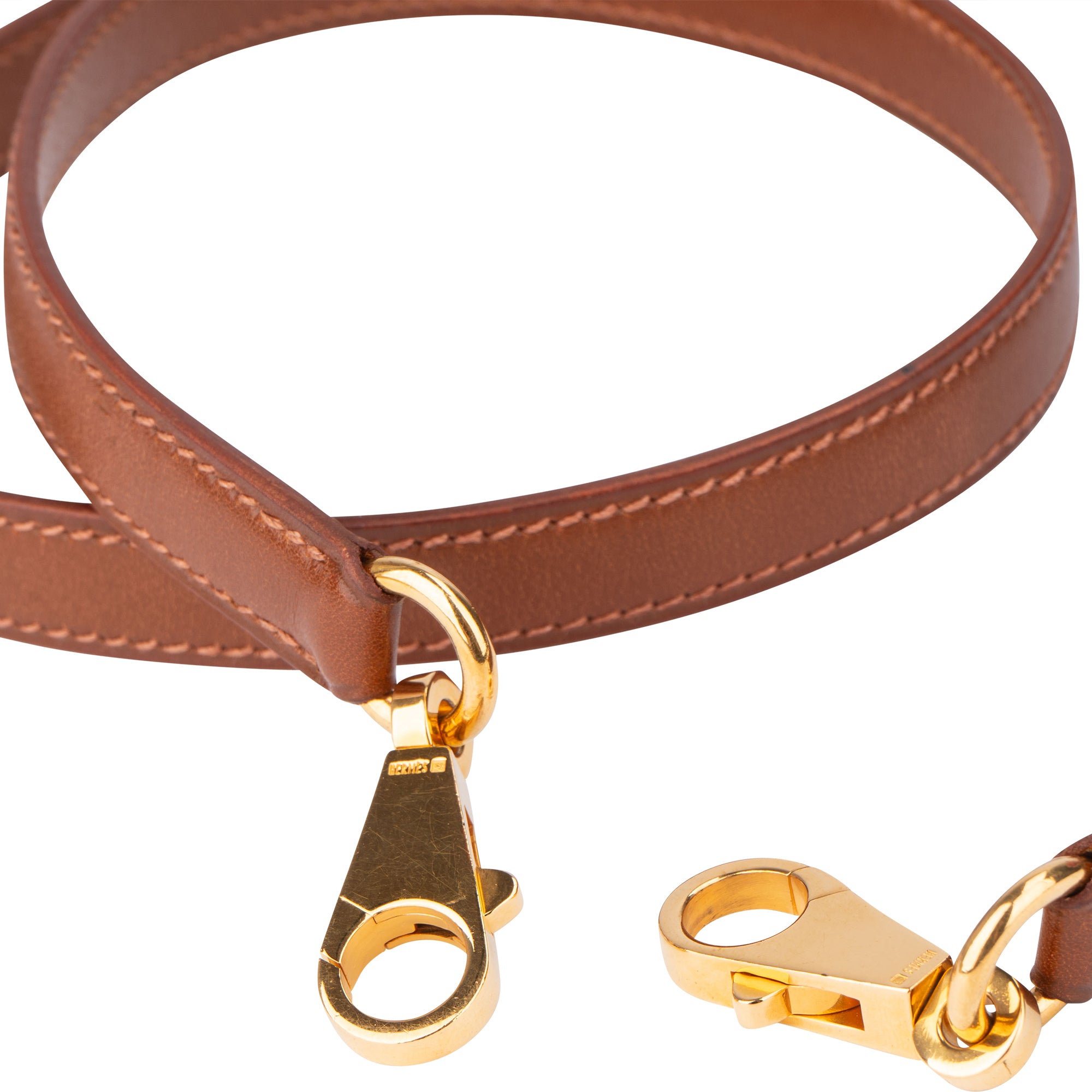 Hermès Brown Leather Kelly Bags Strap