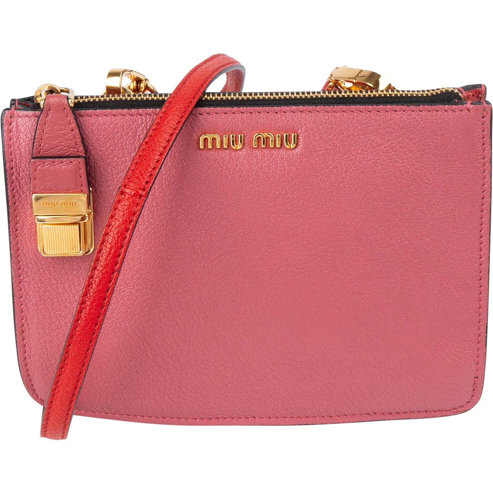 Miu Miu - Double Zip Crossbody Bag