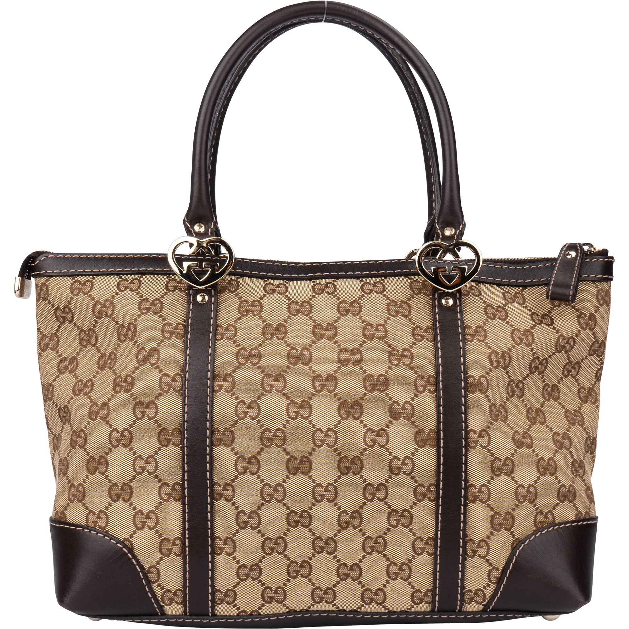 Gucci GG Monogram Twin Heart Handbag