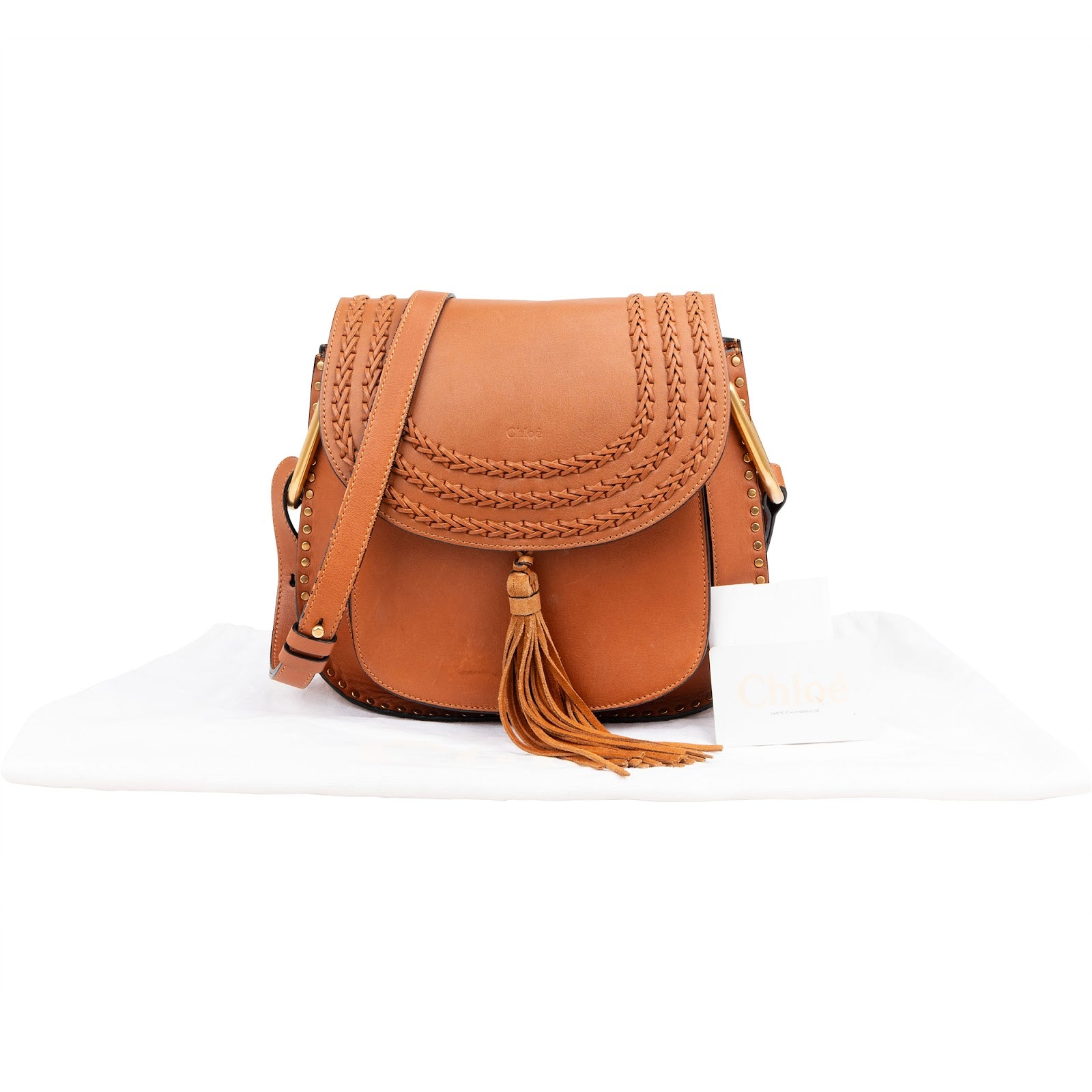 Chloé Leather Hudson Tassel Crossbody Bag