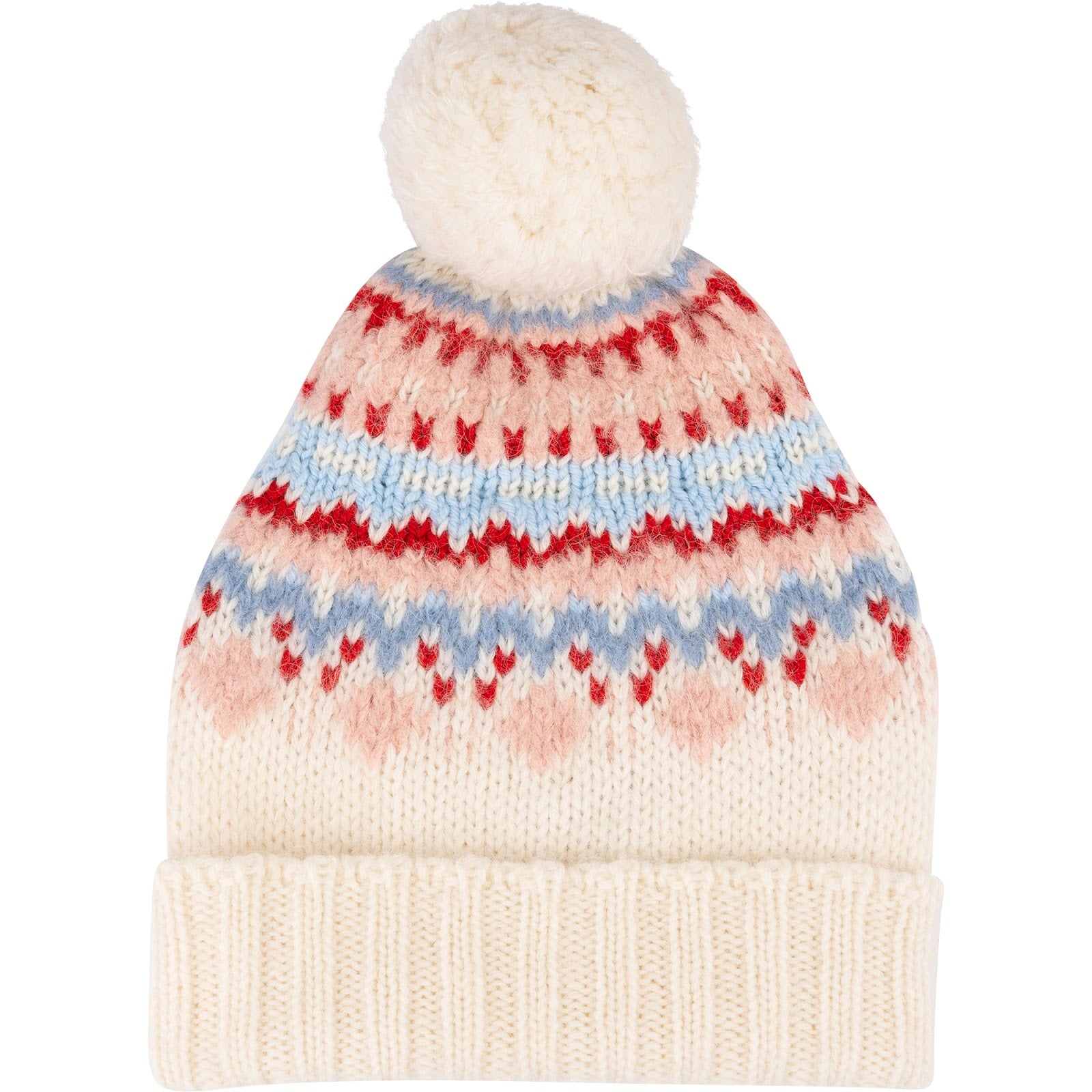 Moncler – Grenoble Multicolor Fair Isle Wollmütze