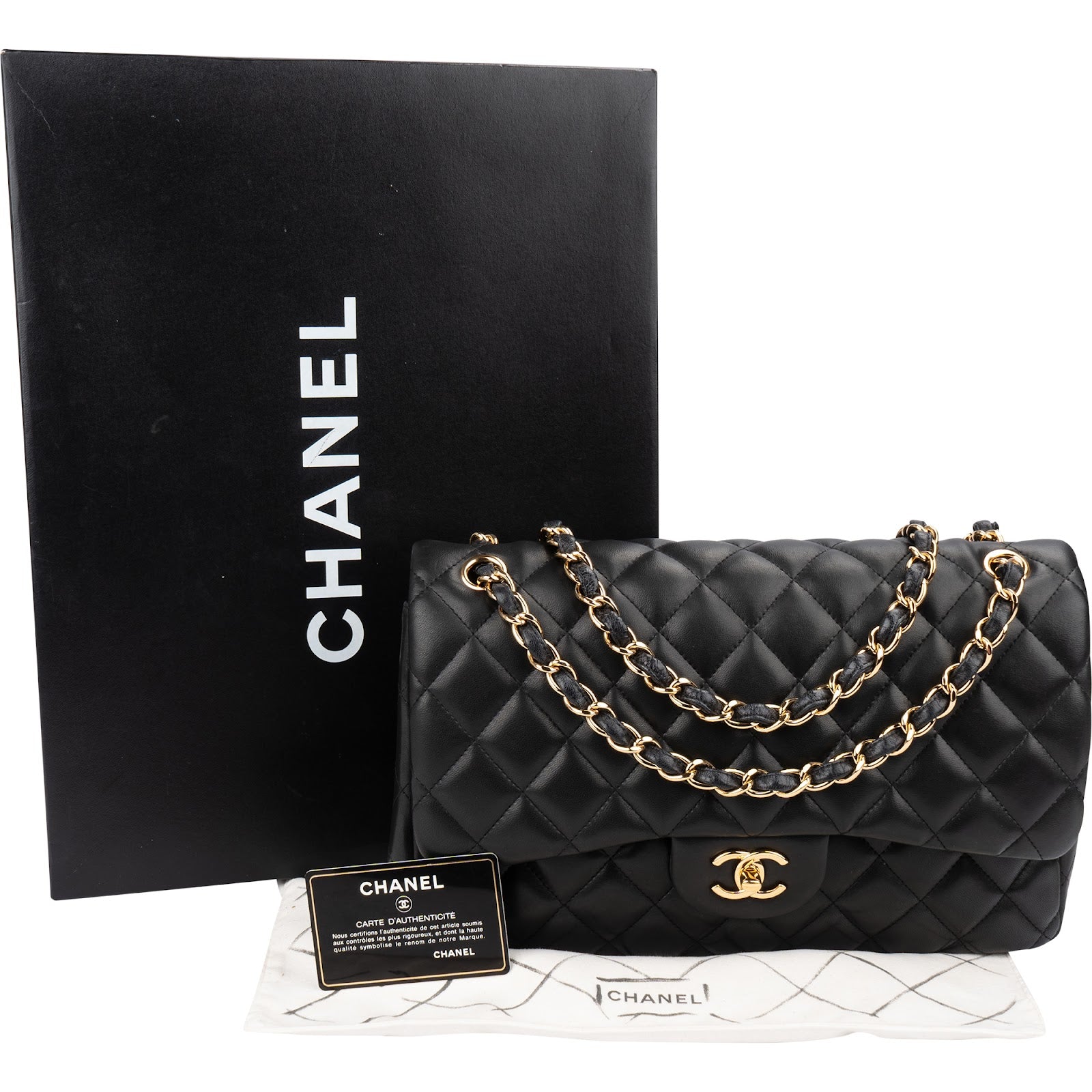 Chanel - Jumbo Double Flap Crossbody Bag