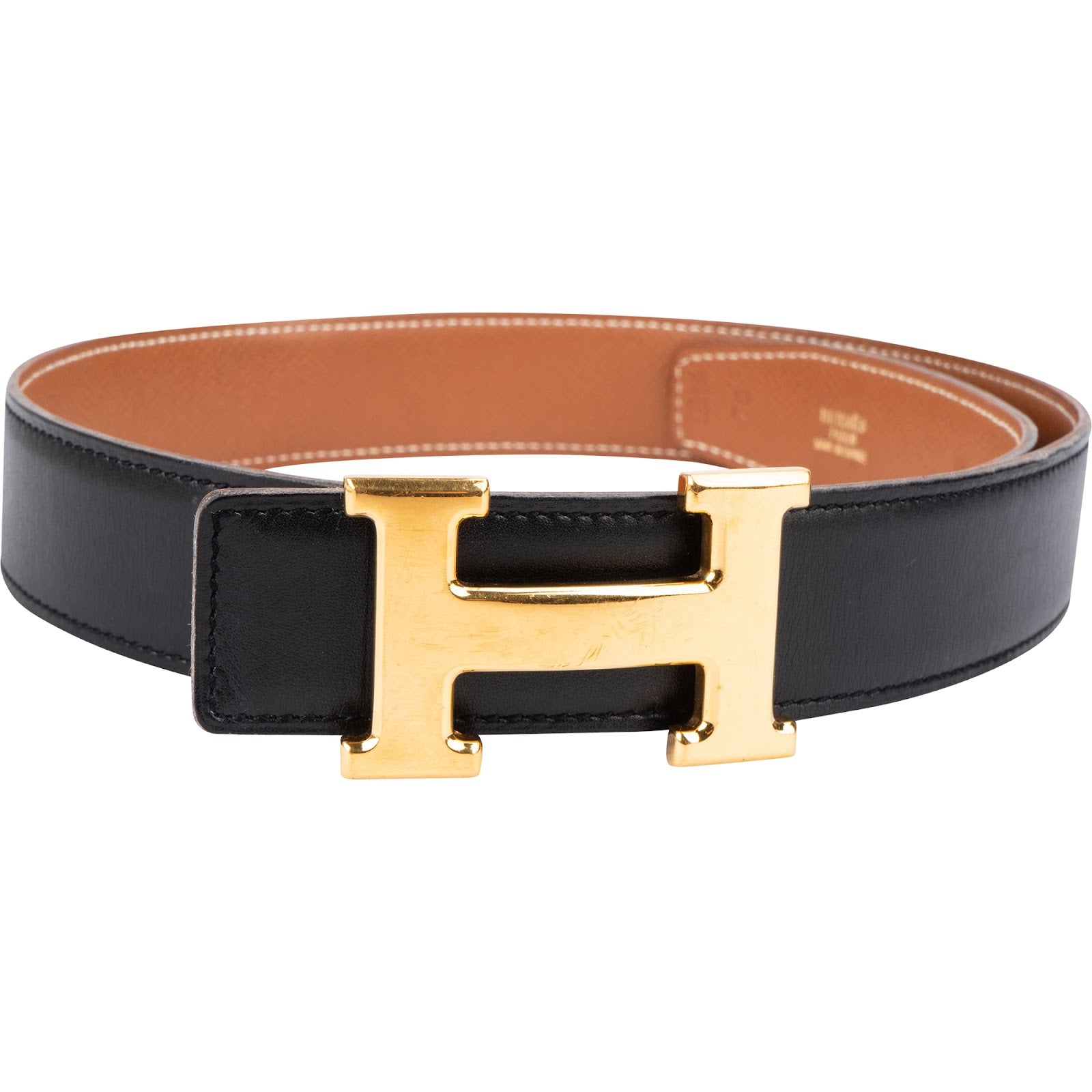 Hermès - Bicolor Reversible H Belt (70)