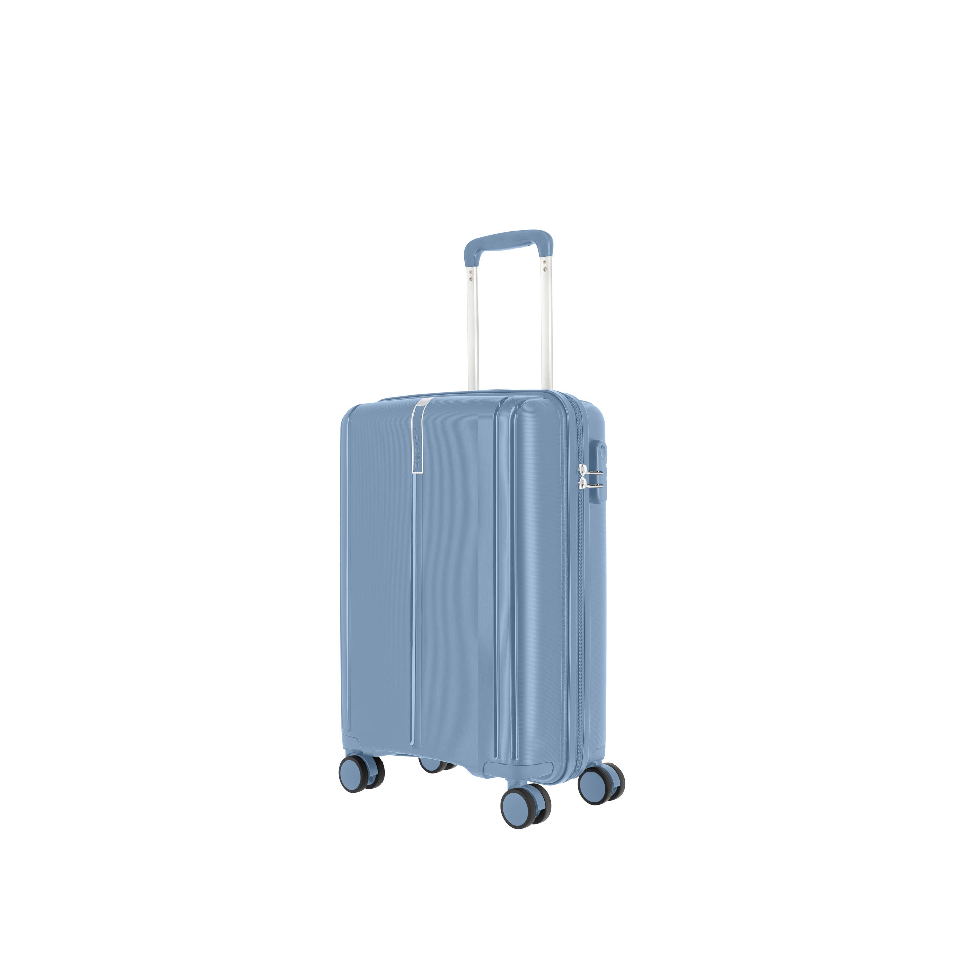 VAKA cabin luggage S with 4 wheels - blue-grey