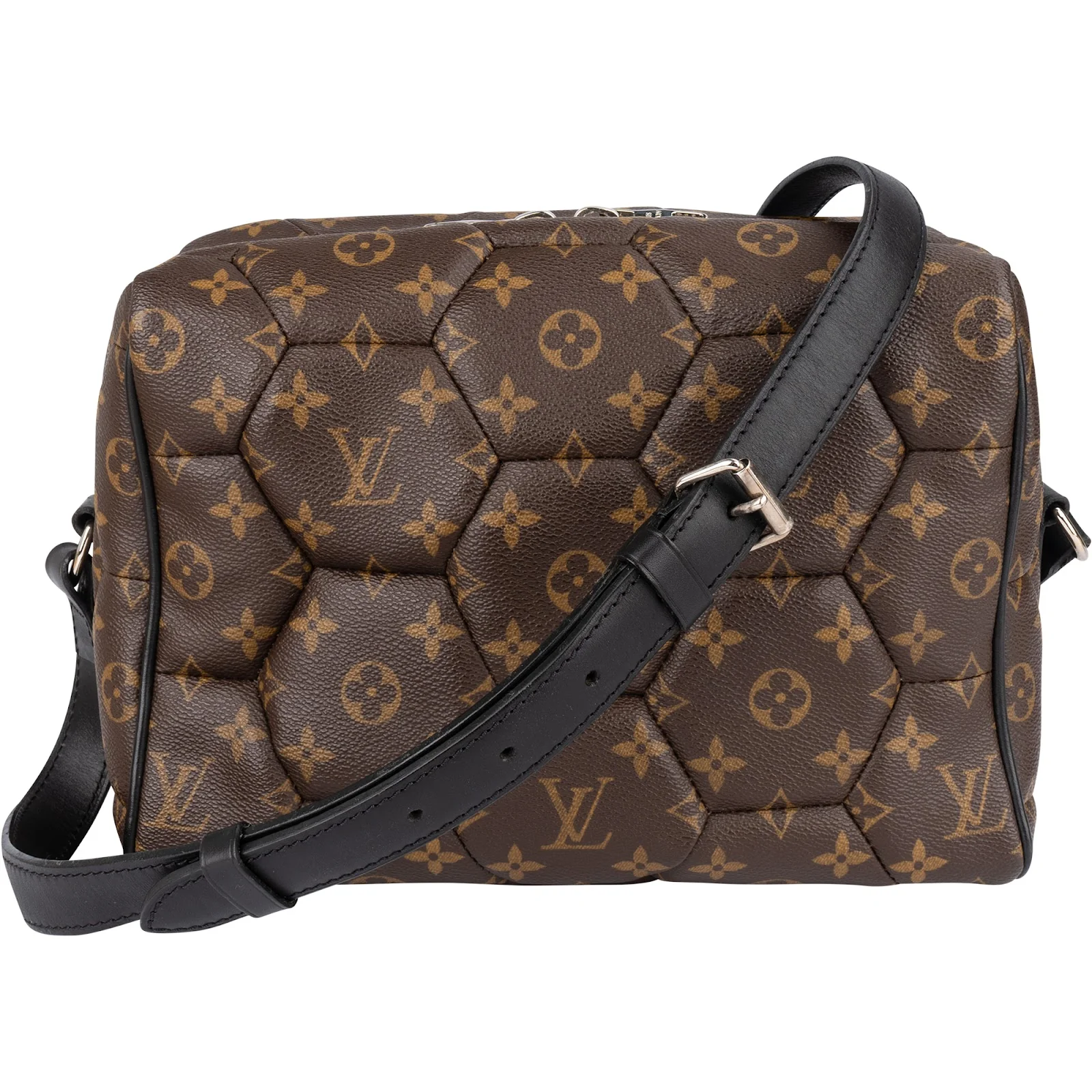 Louis Vuitton Monogram Macassar Hexagon Neo Trocadero Crossbody Bag