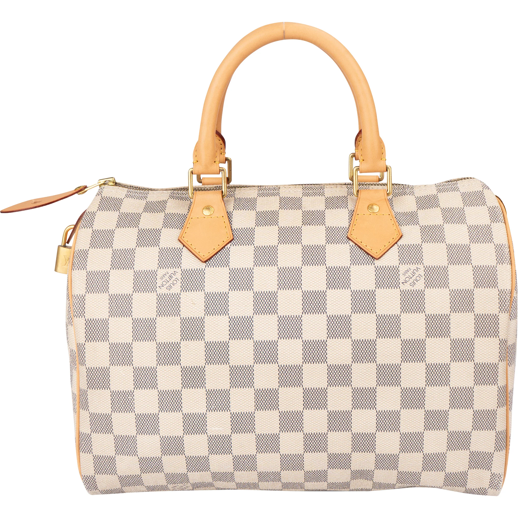 Louis Vuitton Damier Azur Monogram Speedy 30 Boston Bag
