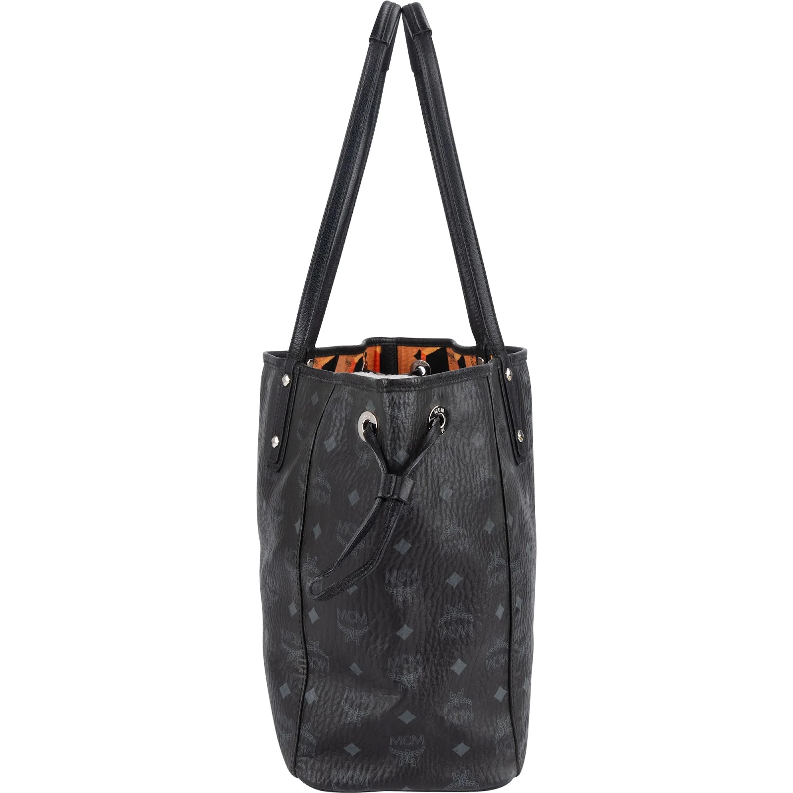 MCM Monogram Visetos Reversible Liz Shopper Shoulder Bag