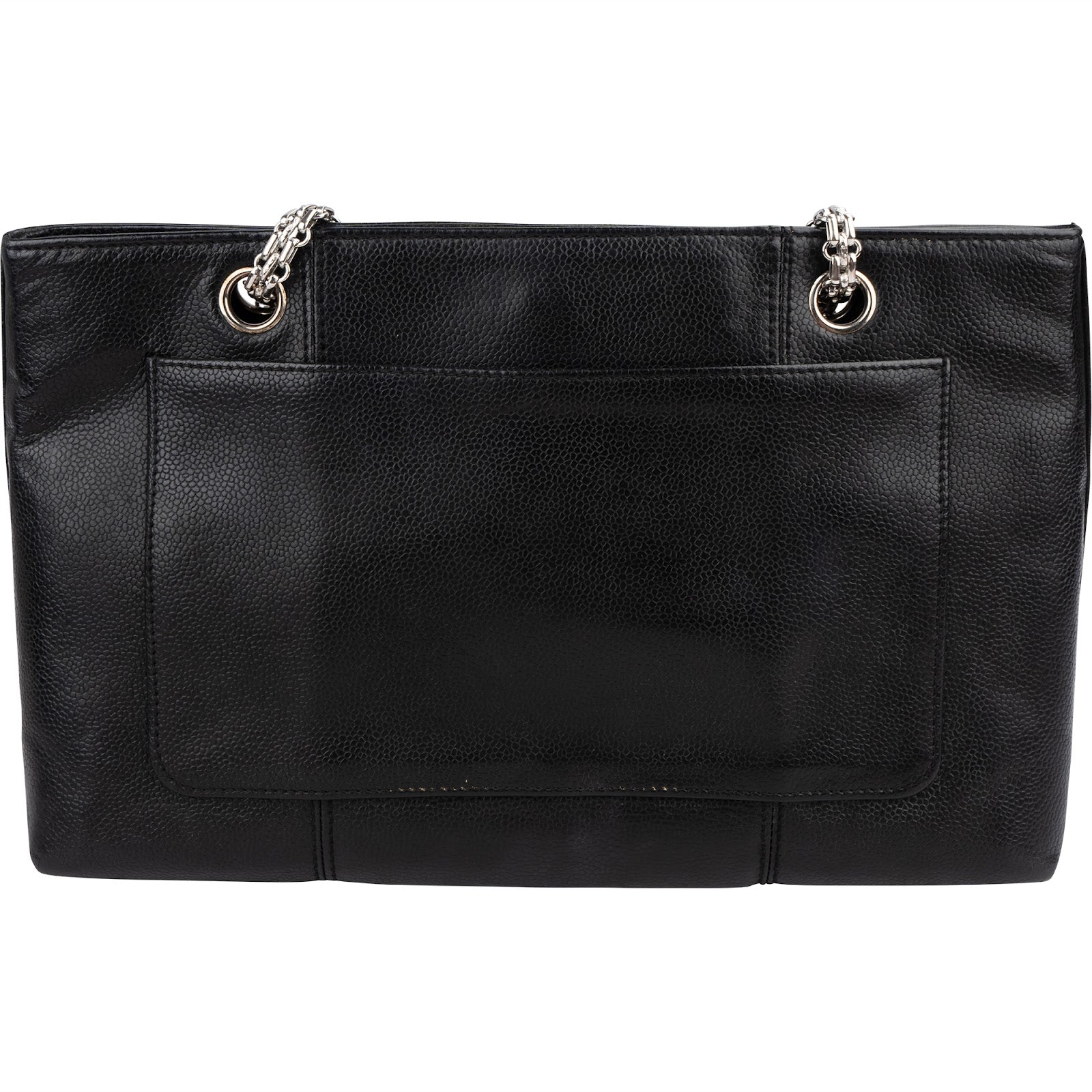Chanel Caviar Leather Bijoux Chain Tote Shoulder Bag