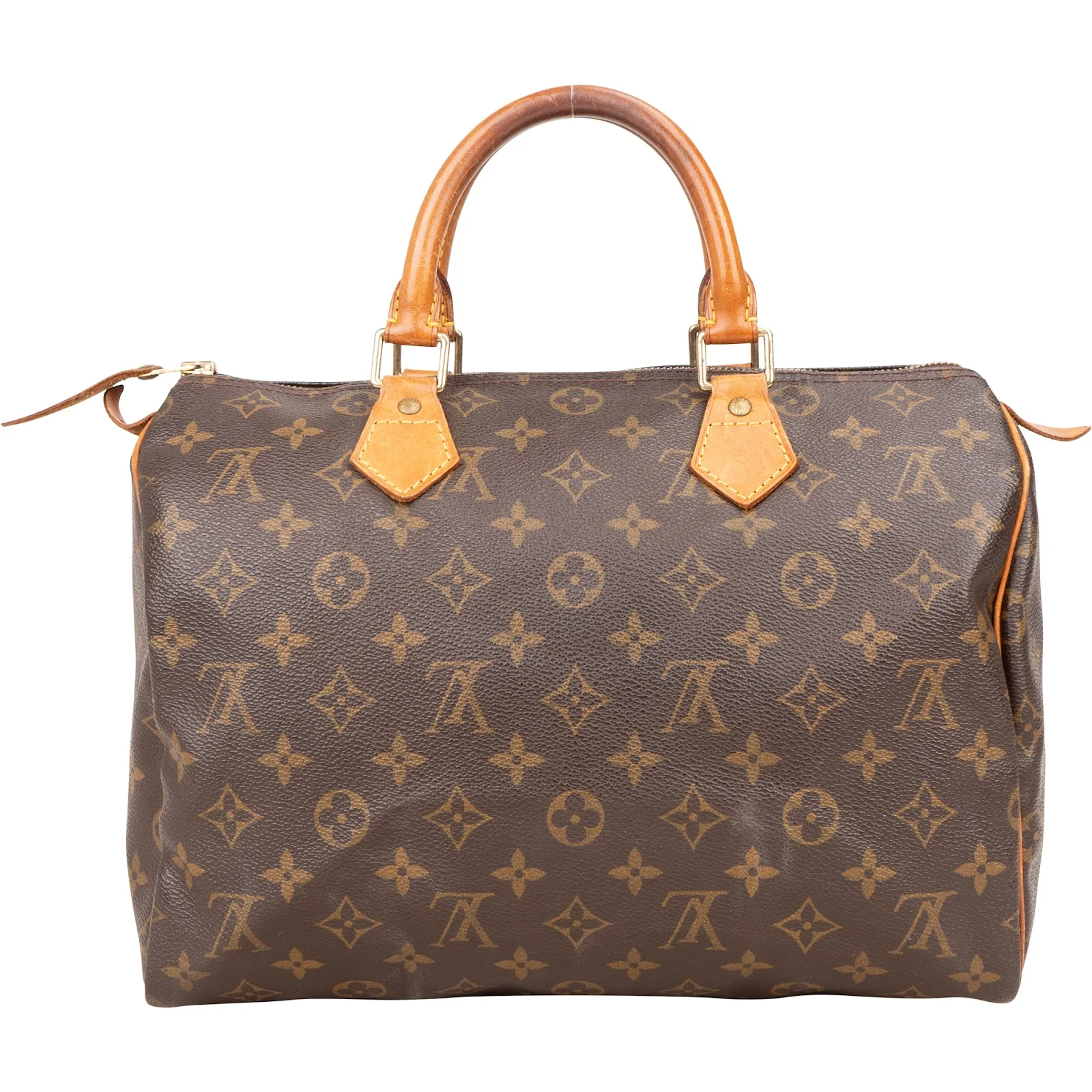 Louis Vuitton Canvas Monogram Speedy 30 Boston Bag