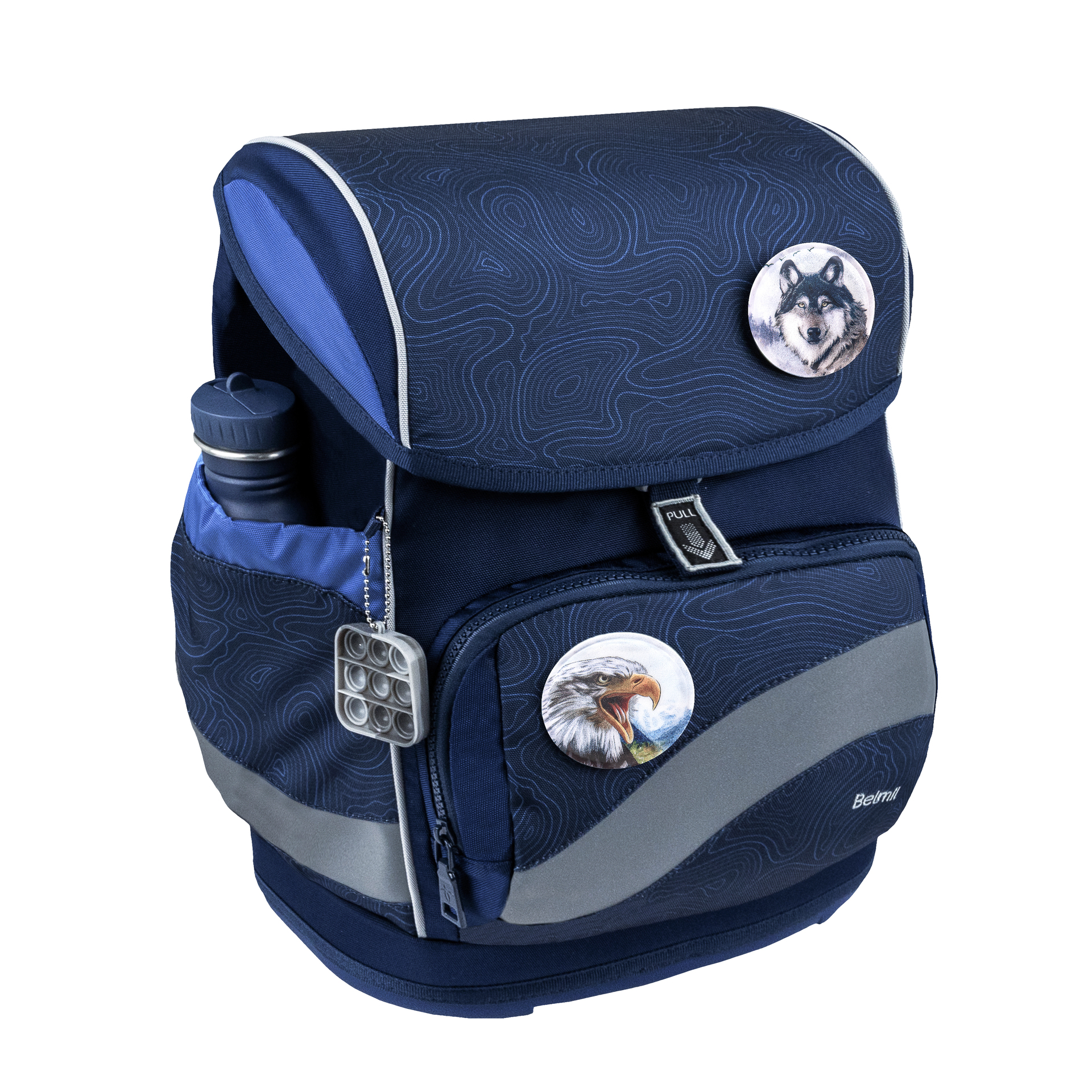 Smarty Plus Schulranzenset 5-teilig - "Topographic"