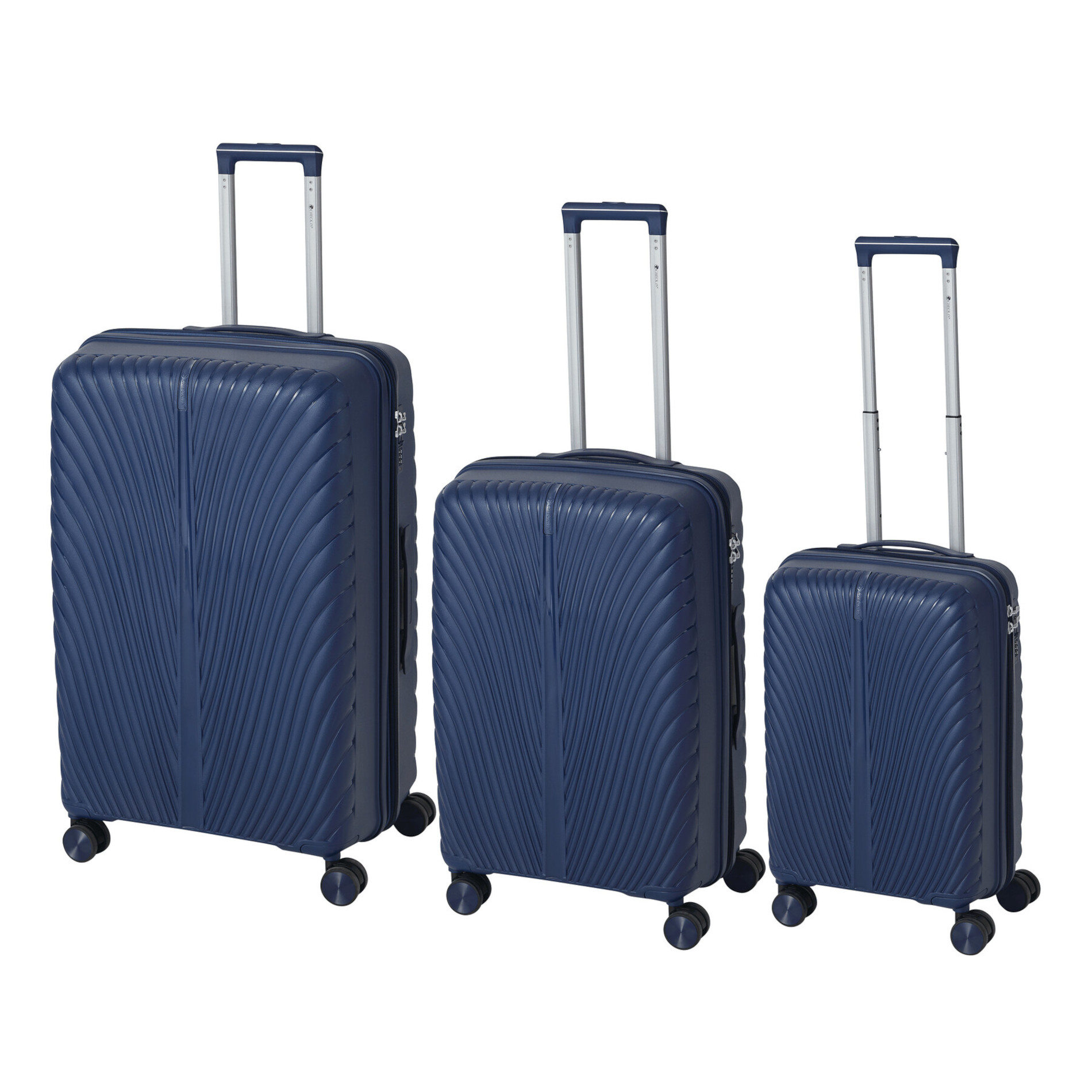 Sydney Kofferset mit 4 Rollen Gr. L/M/S - navy blau