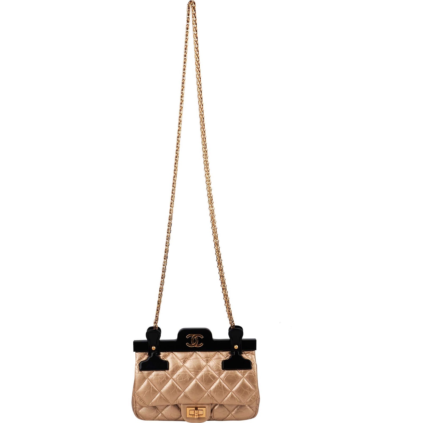 Chanel - Clip Bar CC Single Flap Crossbody Bag